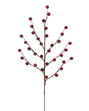 Deep Red Berry Christmas Tree Spray, 45 cm