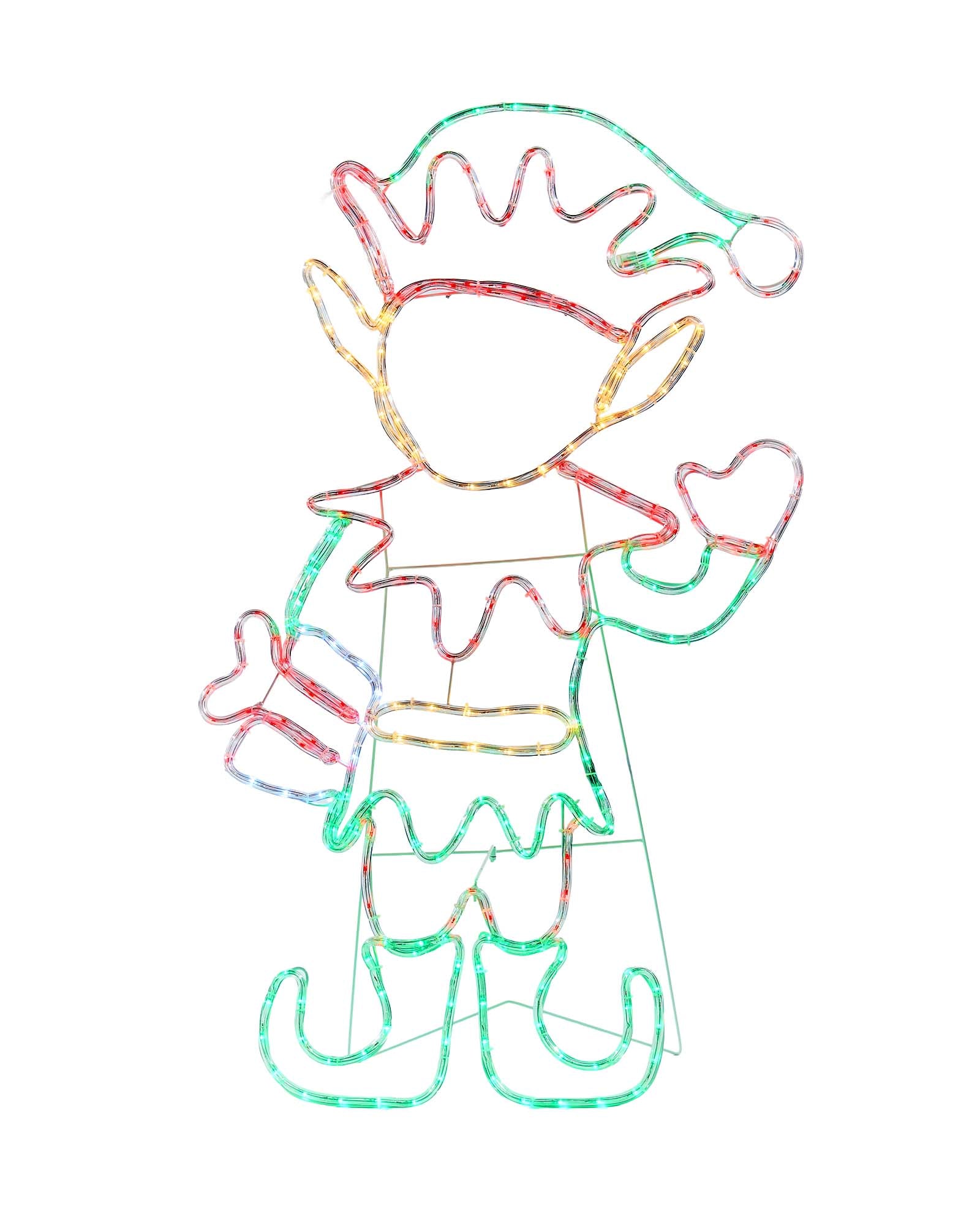 2D Elf Rope Light Silhouette, 116 cm