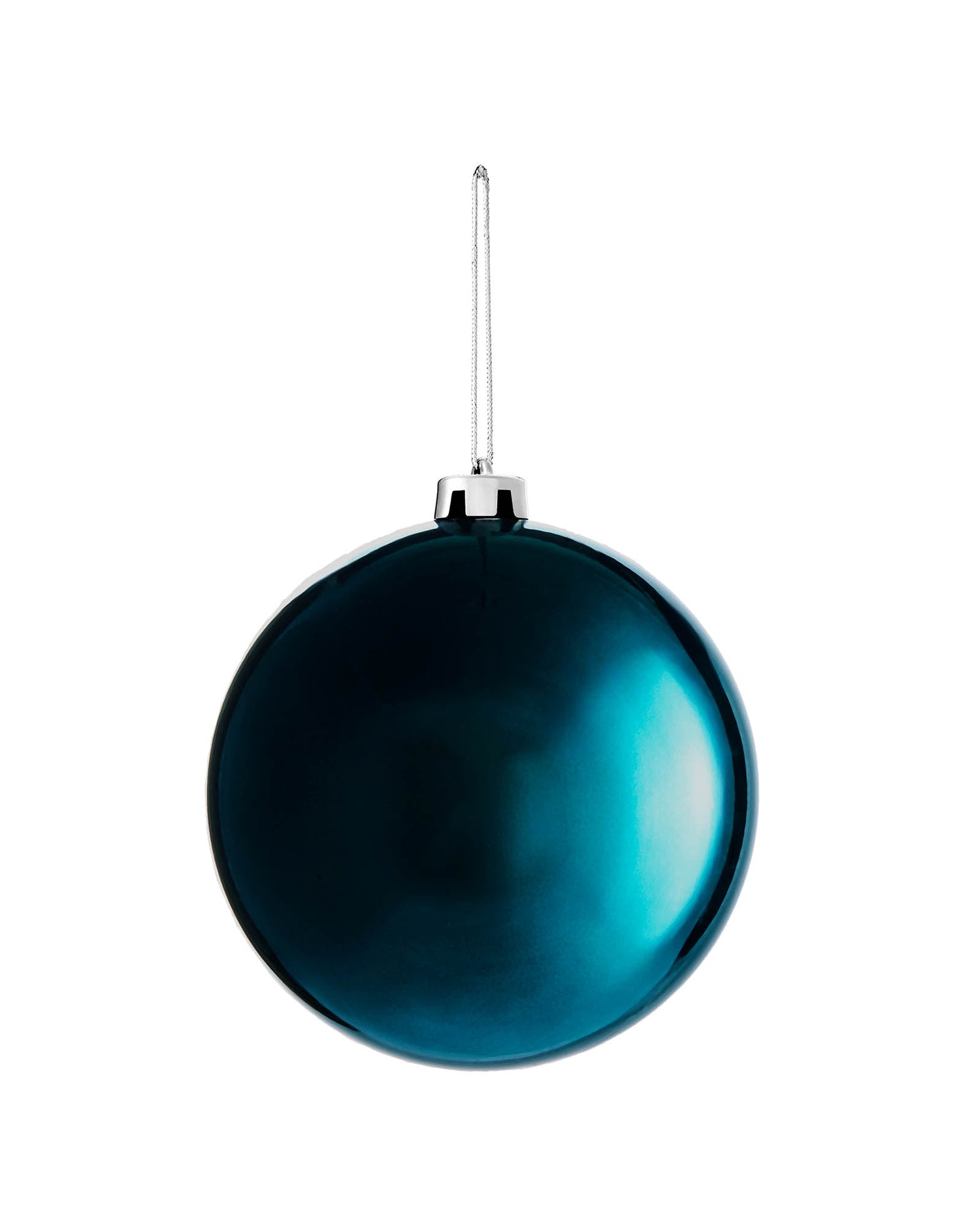 Teal Large Gloss Shatterproof Bauble, 15 cm We R Christmas
