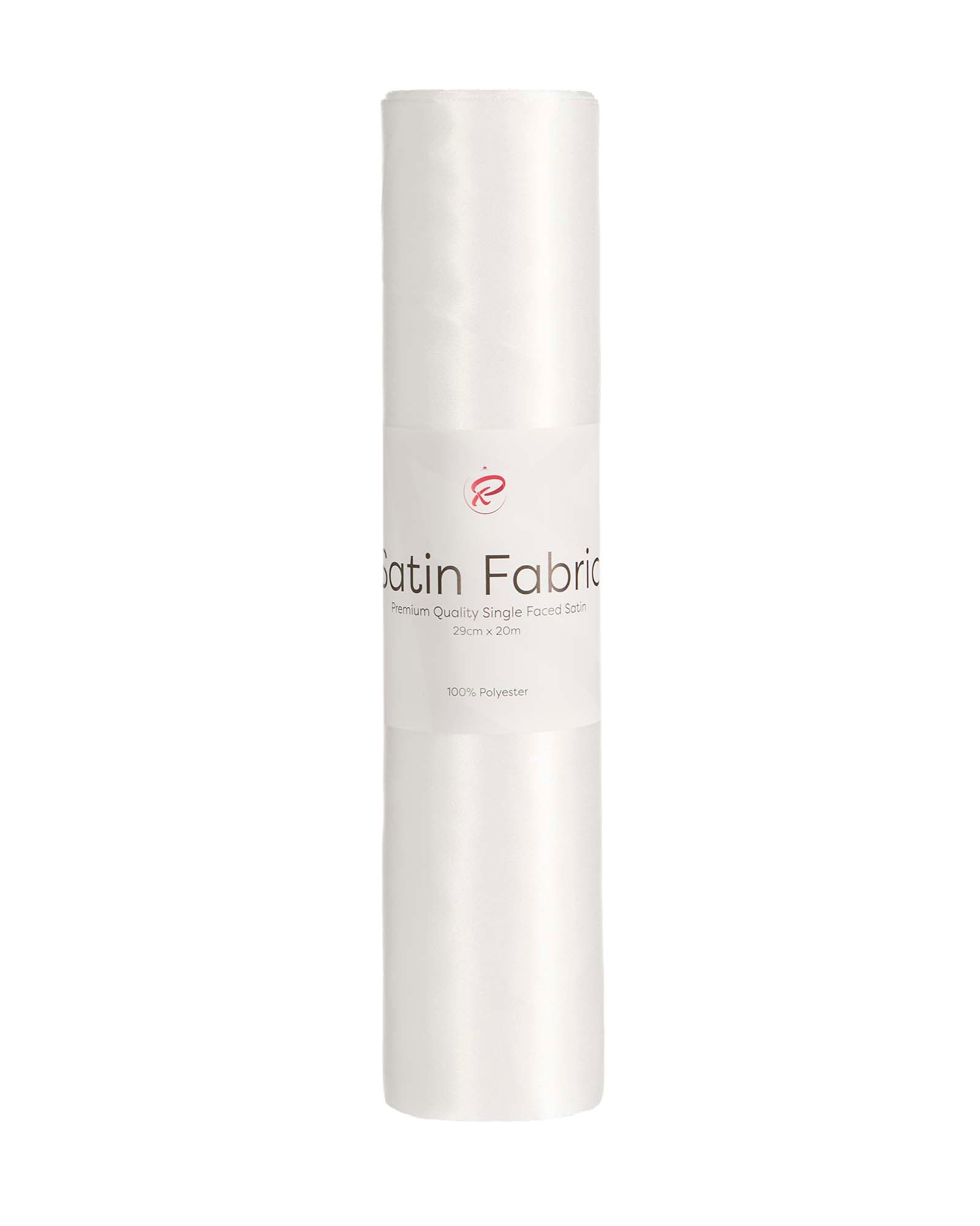 White Satin Ribbon, 20 m