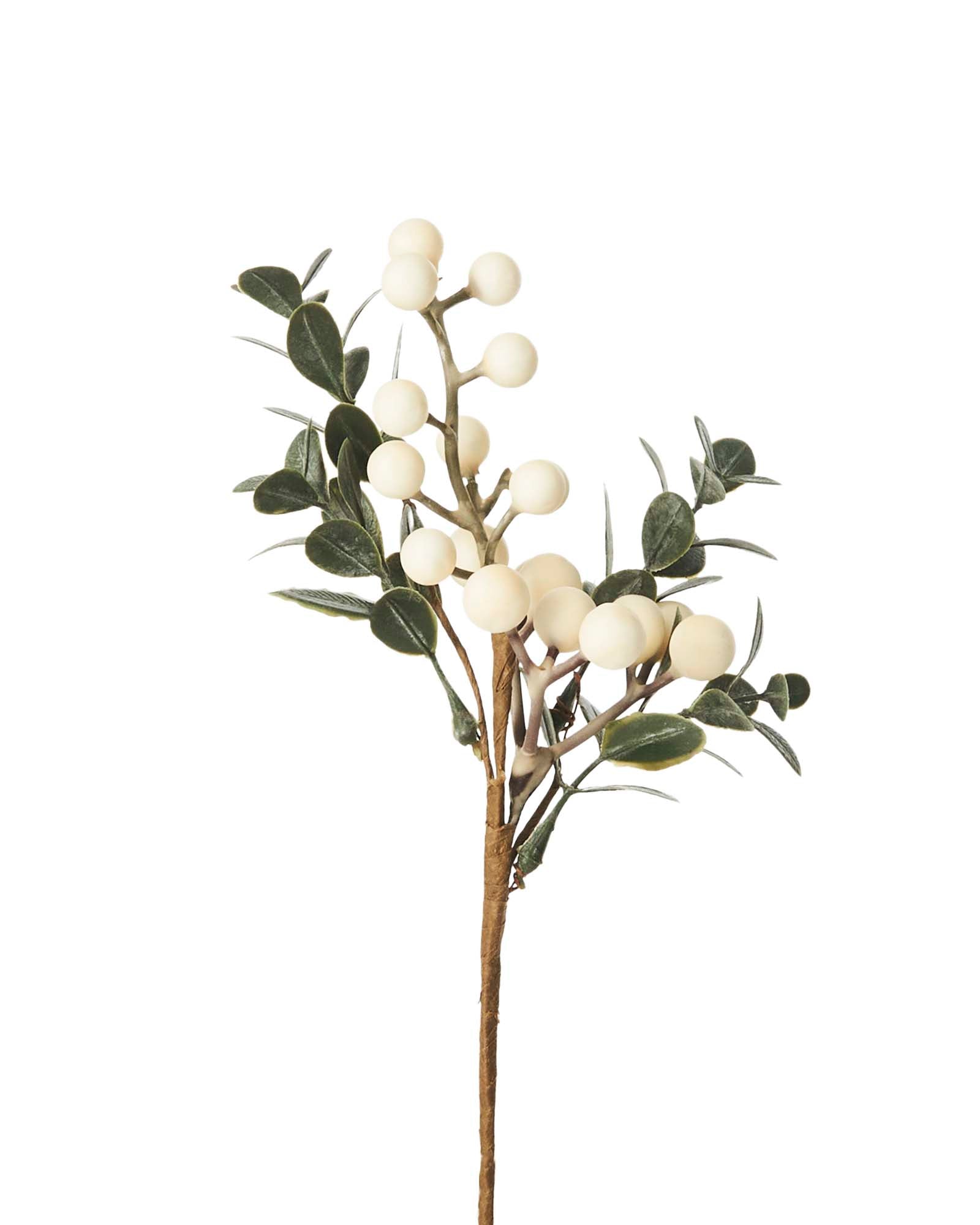 Artificial Berries Tree Pick, Set of 5, 22 cm
