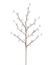 Silver Berry Christmas Tree Spray, 45 cm