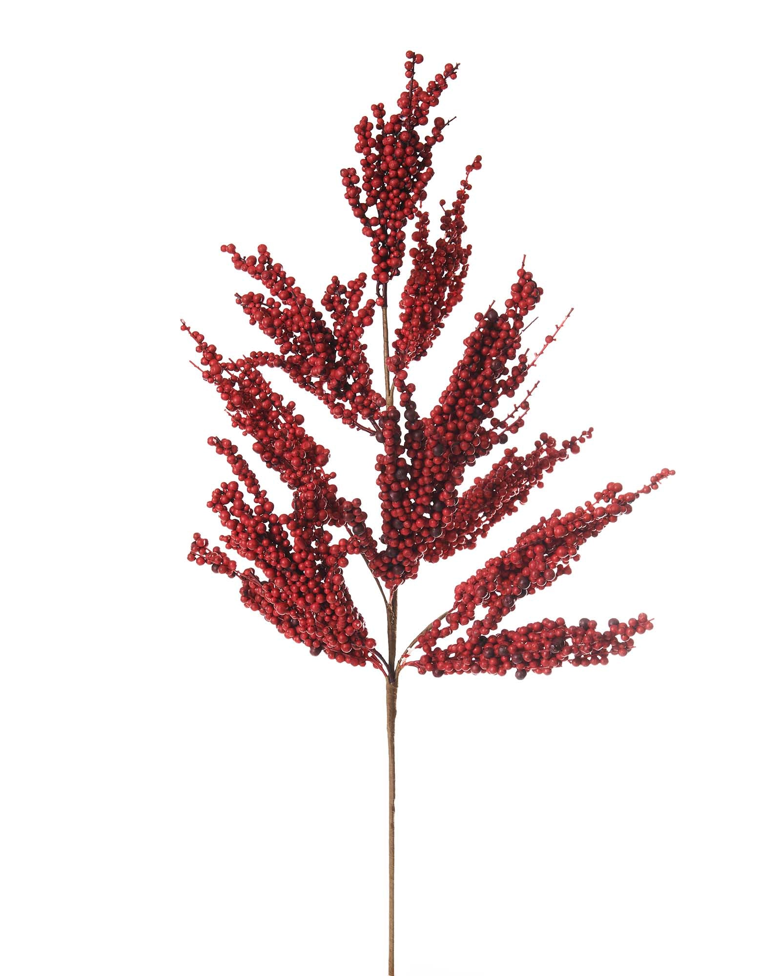 Red Artificial Berries Tree Pick, 70 cm