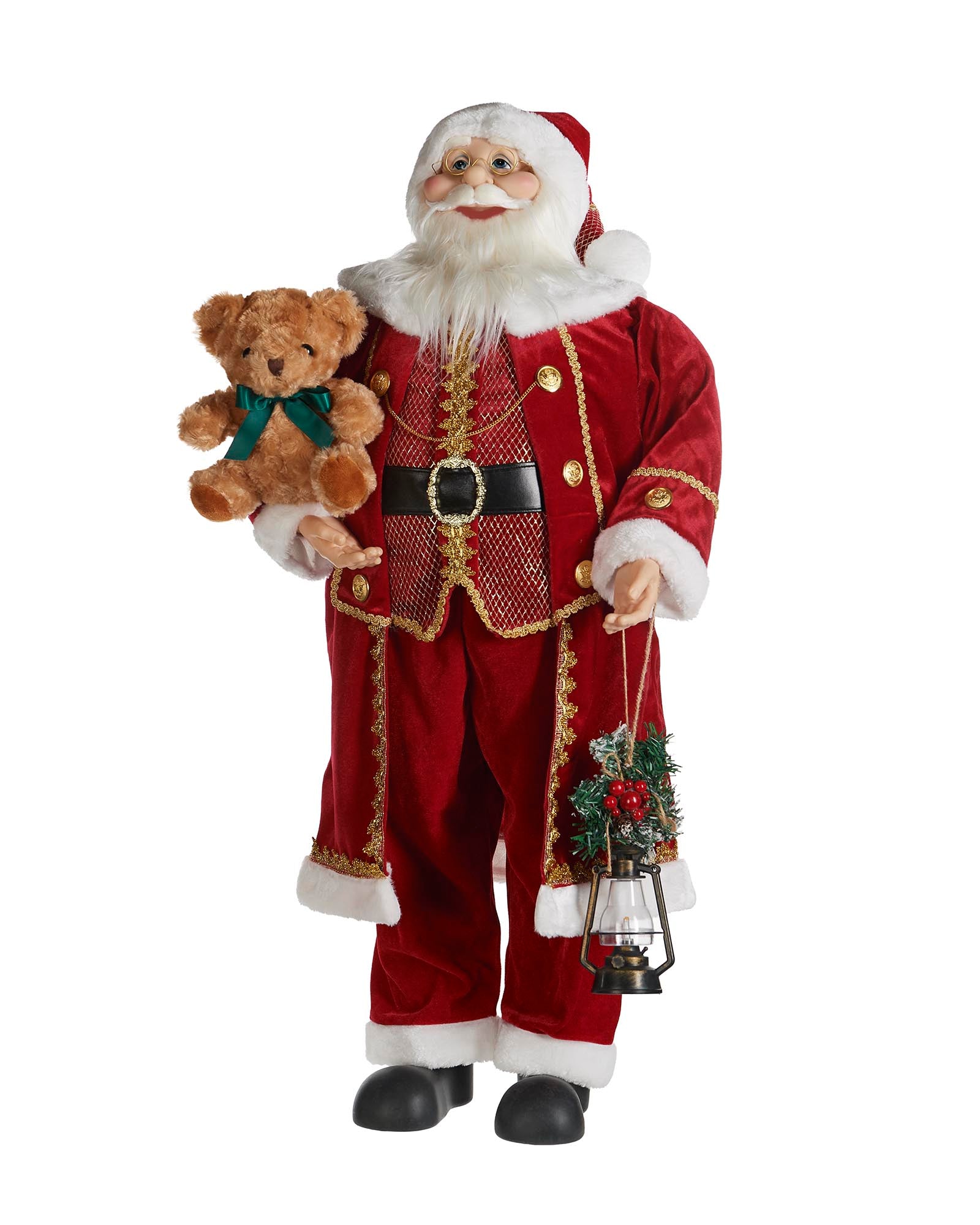 Large Standing Santa Figurine, 90cm