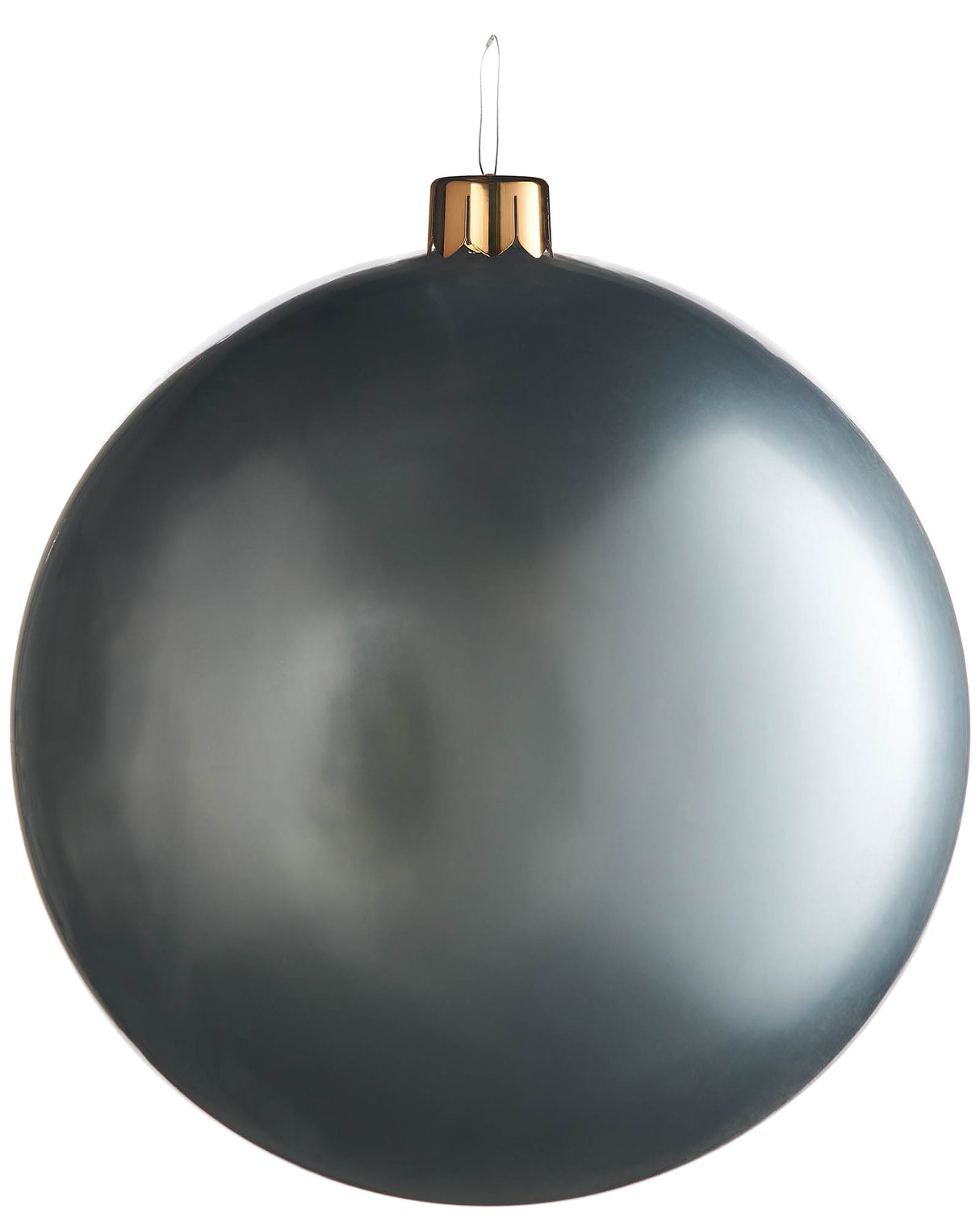 Inflatable Christmas Bauble, Silver, 76 cm