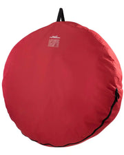 120 cm extra-large red garland and wreath storage bag on a white background