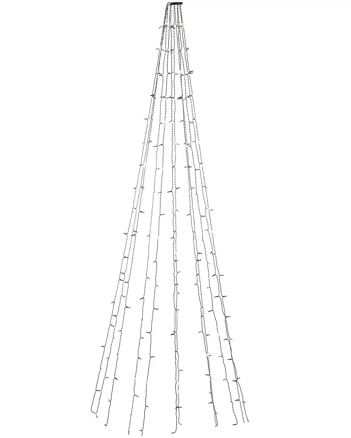 192 LED Christmas Tree String Lights, Warm White, 2 m on a white back ground 
