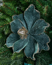 Emerald Artificial Magnolia Flower, 23 cm
