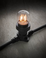 LINK FESTOON 2W E27 Dimmable Filament LED Bulb, Warm White