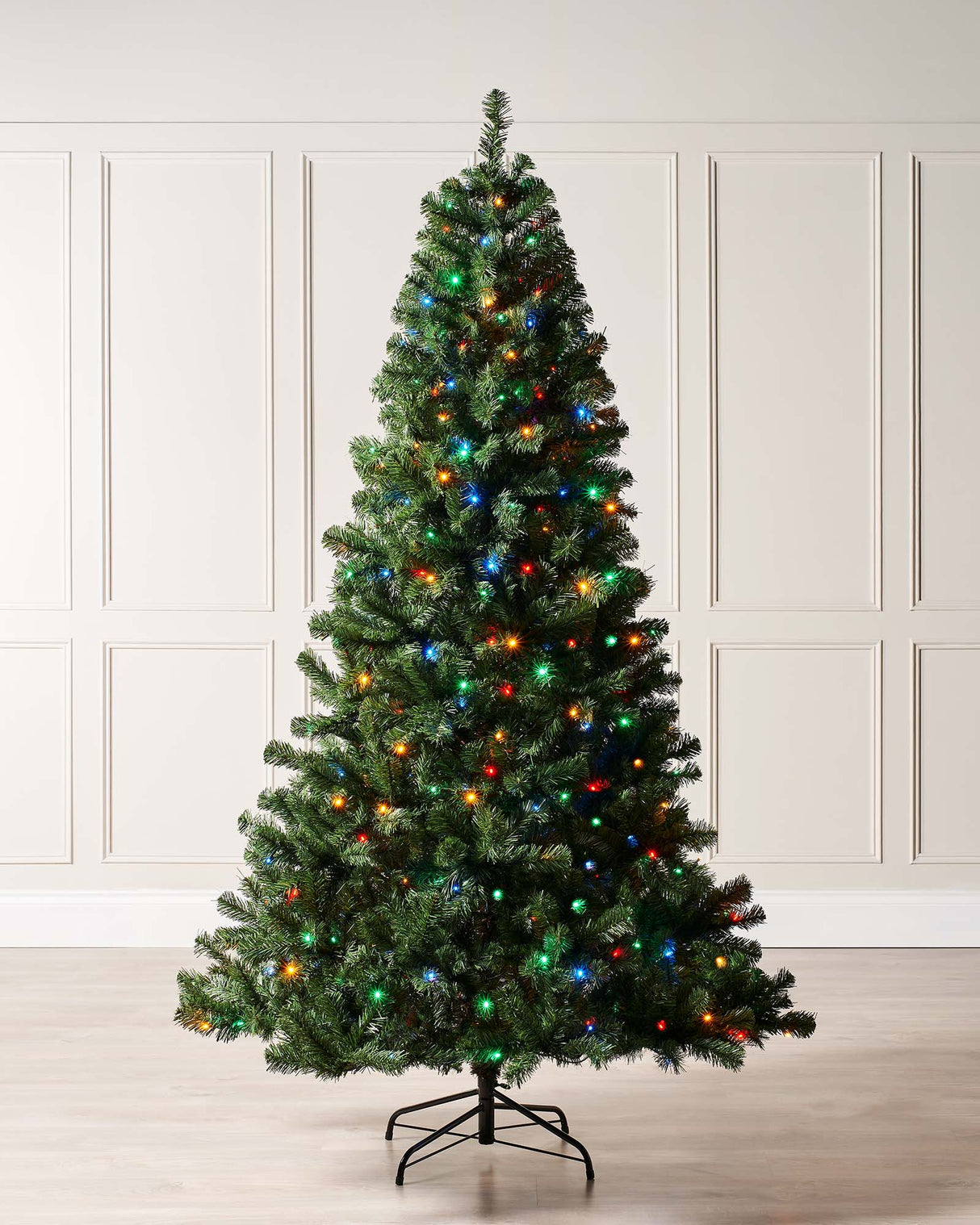 Pre-Lit Emerald Spruce Christmas Tree, 6 ft