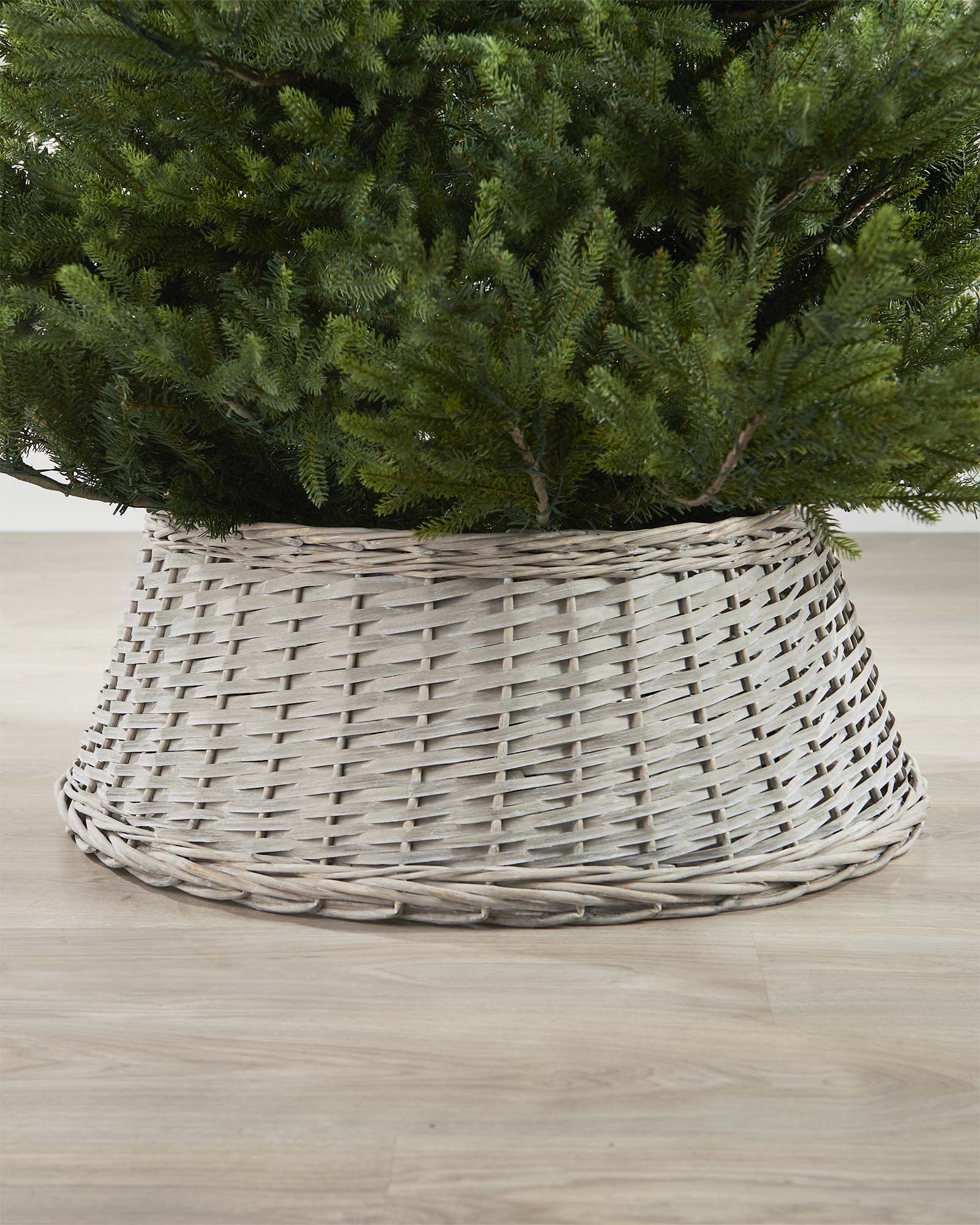 Wicker Tree Collar, Grey, 70 cm