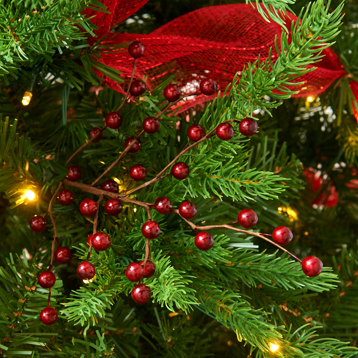 Deep Red Berry Christmas Tree Spray, 45 cm We R Christmas