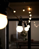 LINK PRO LED Festoon Lights, Black Cable, Warm White
