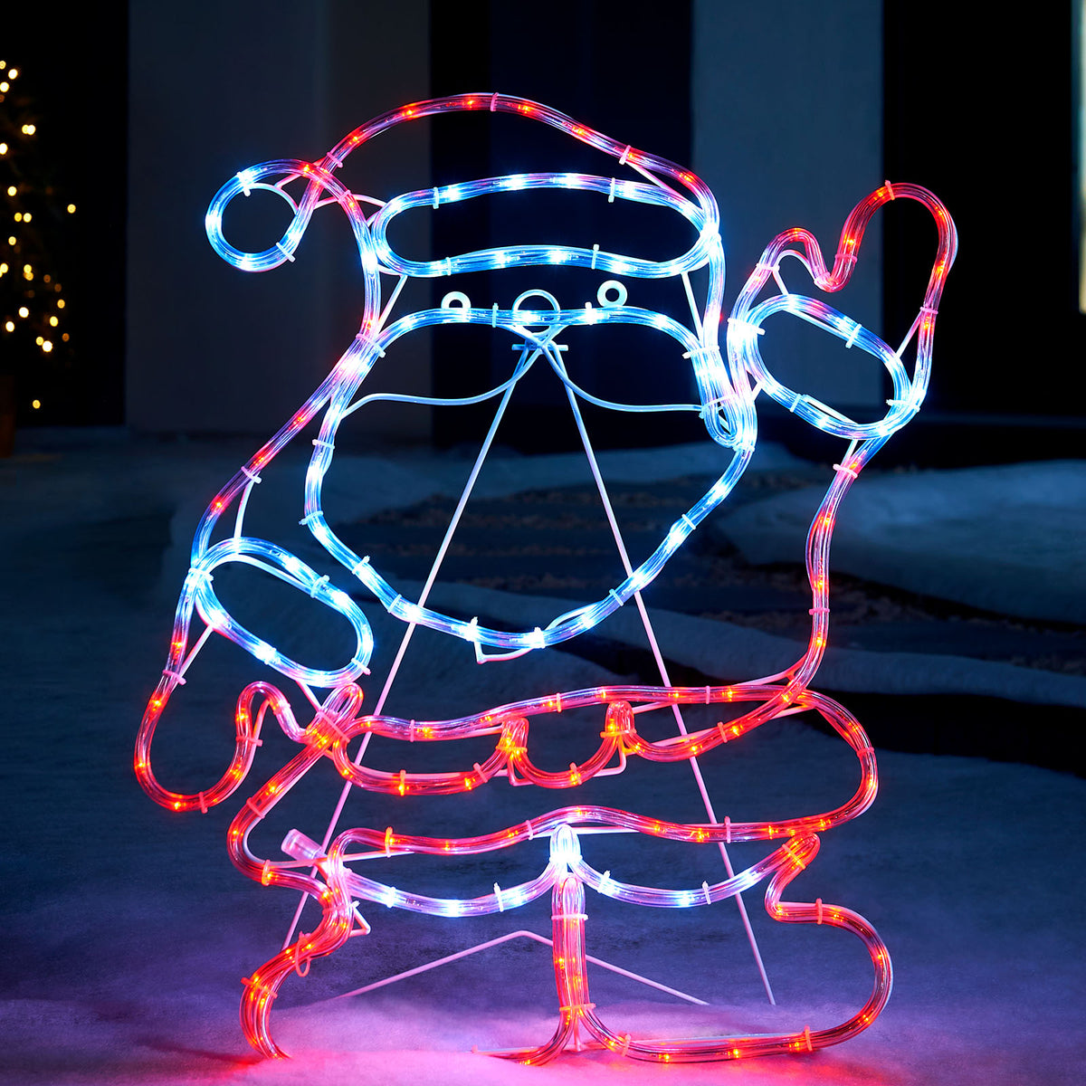 Santa Rope Light Silhouette, 59 cm – We R Christmas