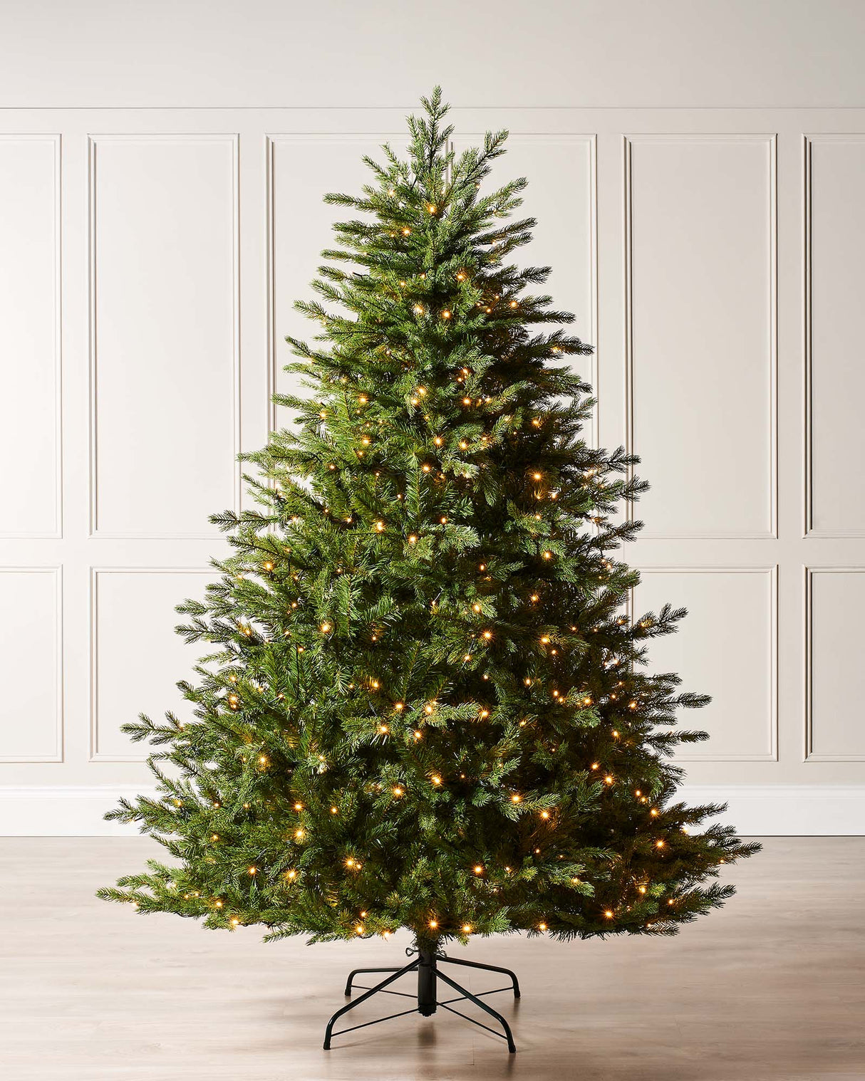 Pre-Lit Windsor Fir Christmas Tree, 8 ft