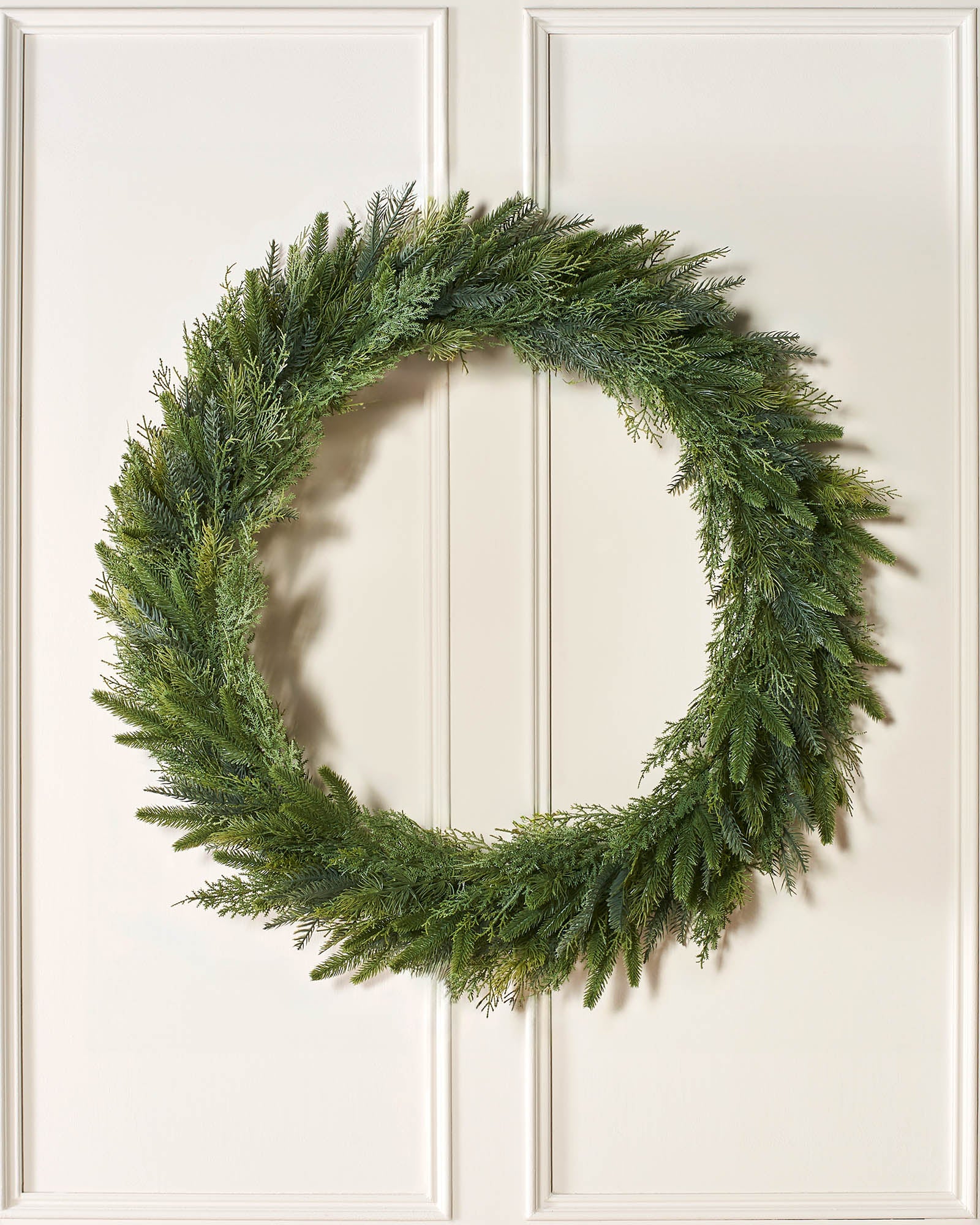 Natural Fir Wreath, 1 m