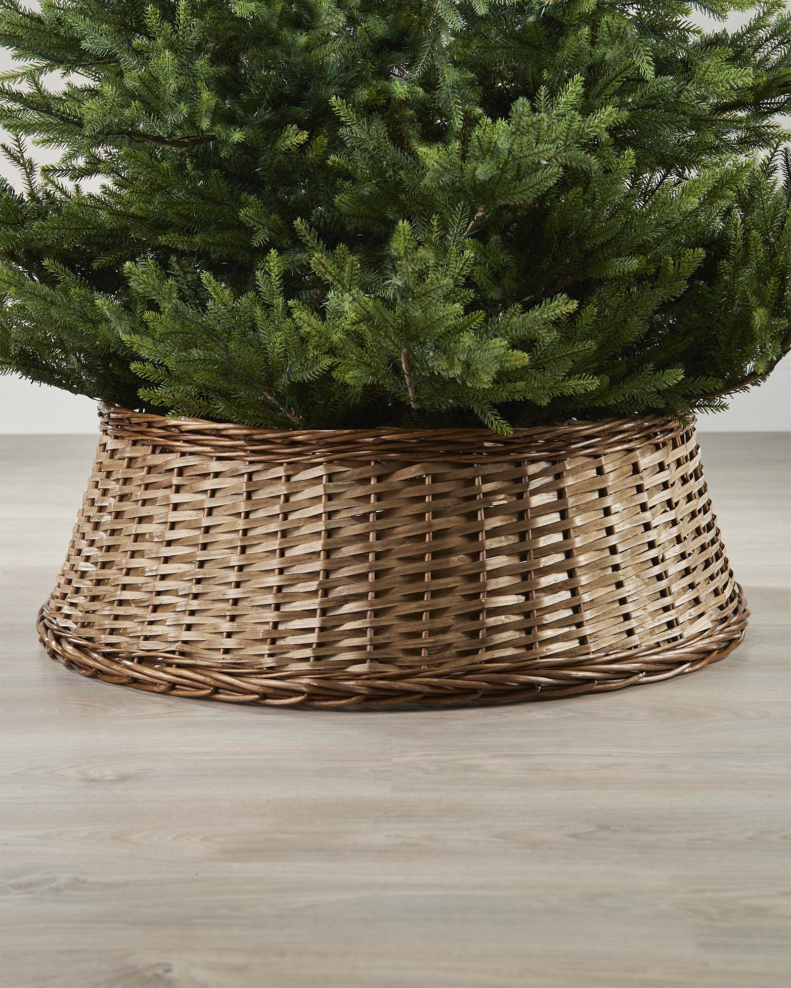 Wicker Tree Collar, Brown, 85 cm