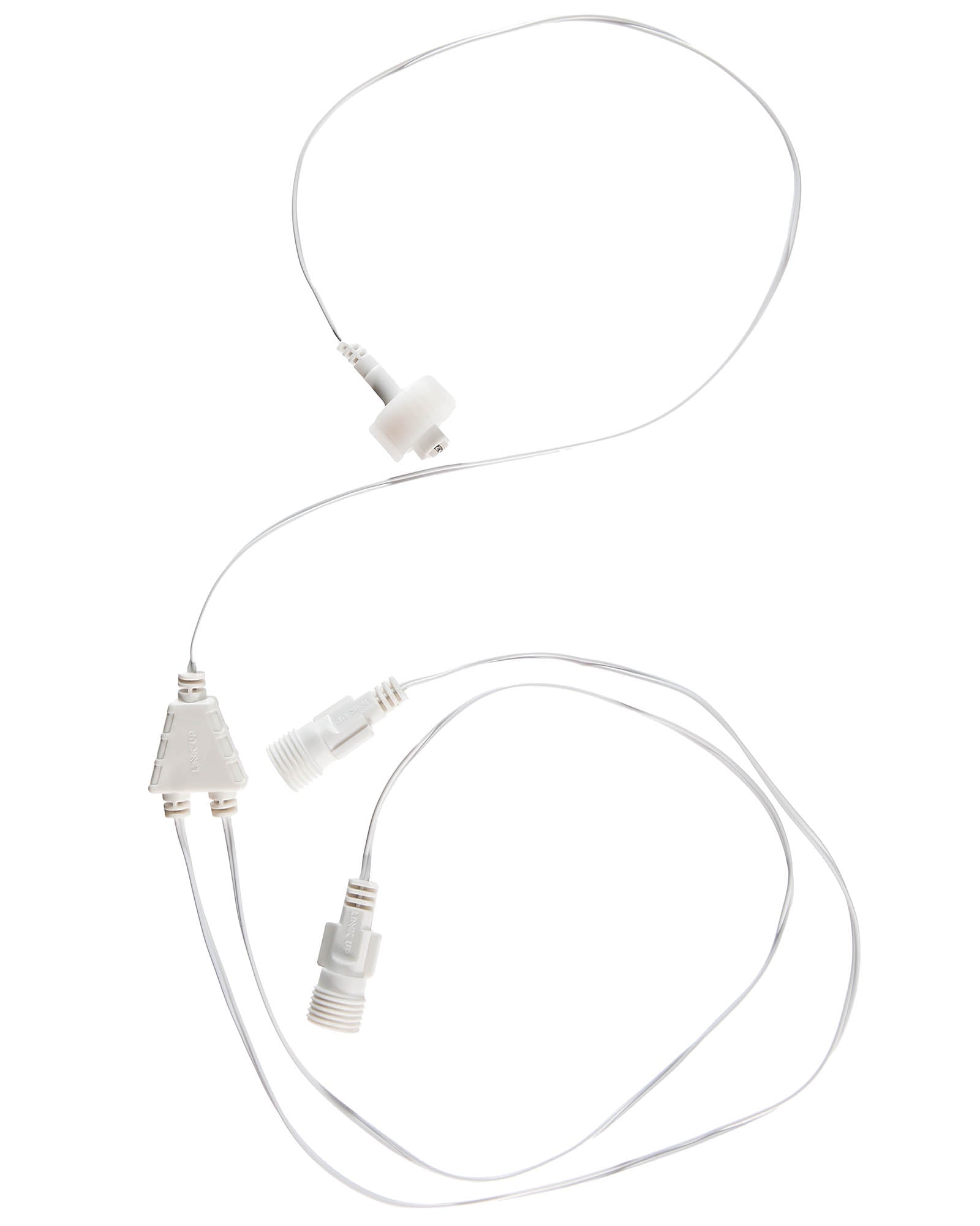 LINK UP Y Cord Connector, Connectable, White Cable