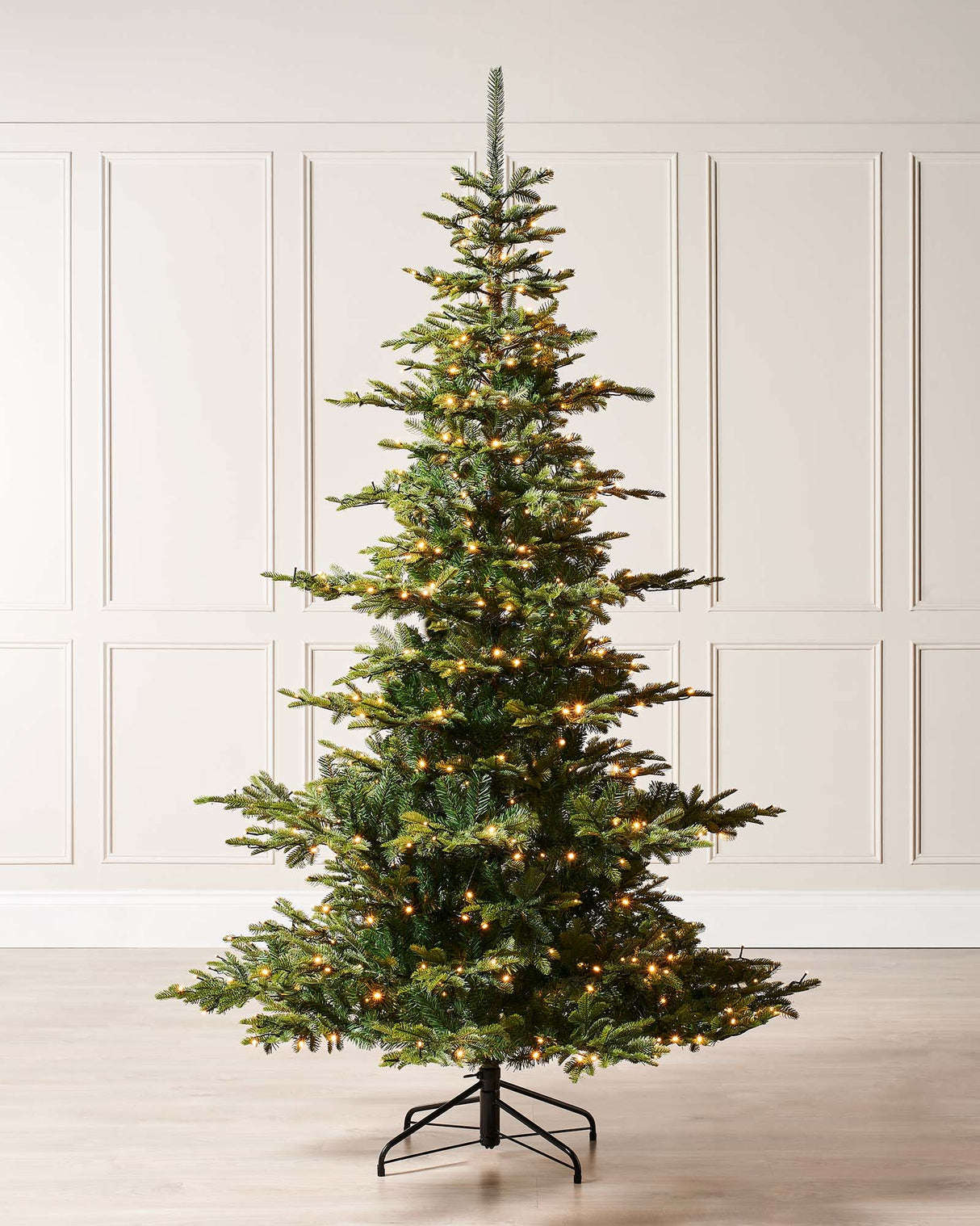 Pre-Lit Sugar Pine Christmas Tree, 6 ft