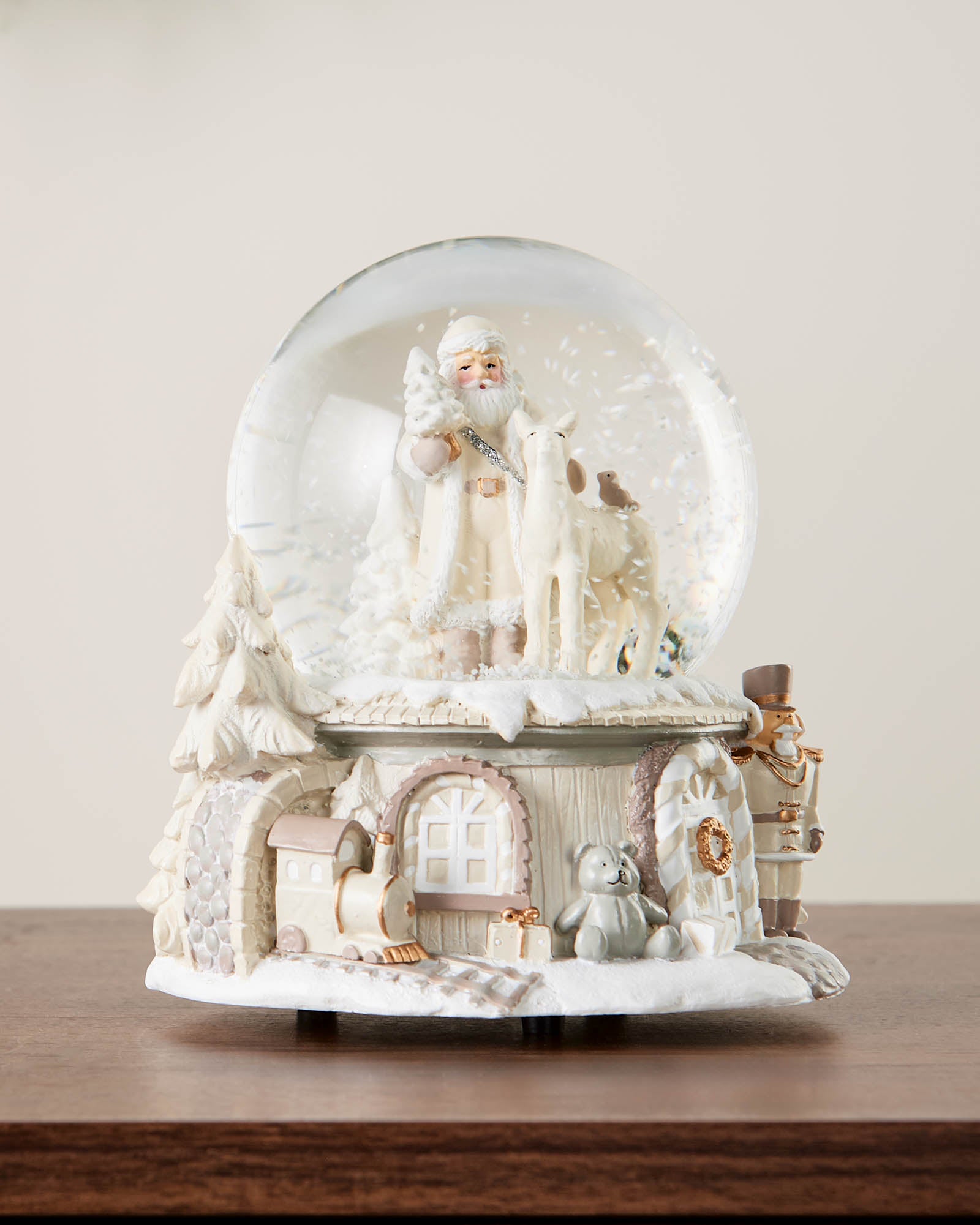 Musical Santa Snow Globe, 13 cm