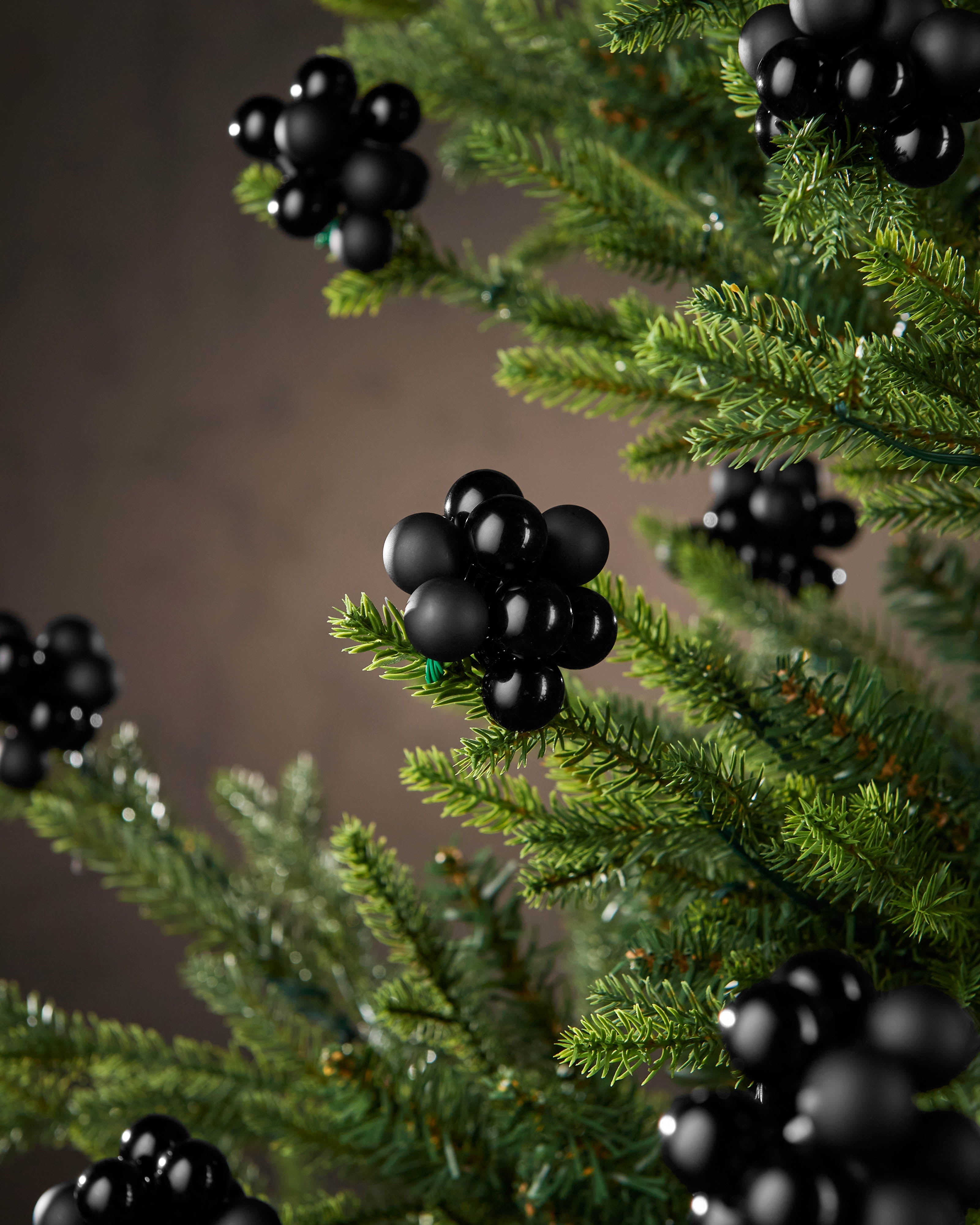 10 Glass Berry Cluster Baubles