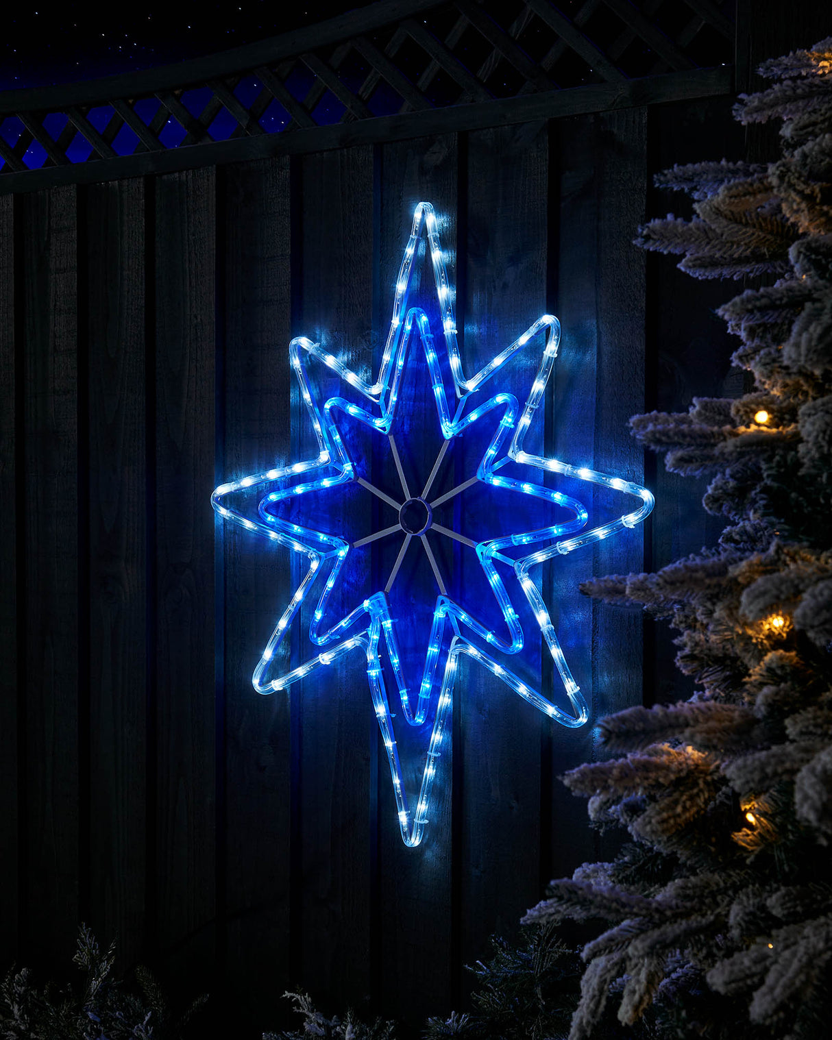 Star LED Rope Light Silhouette, 75 cm