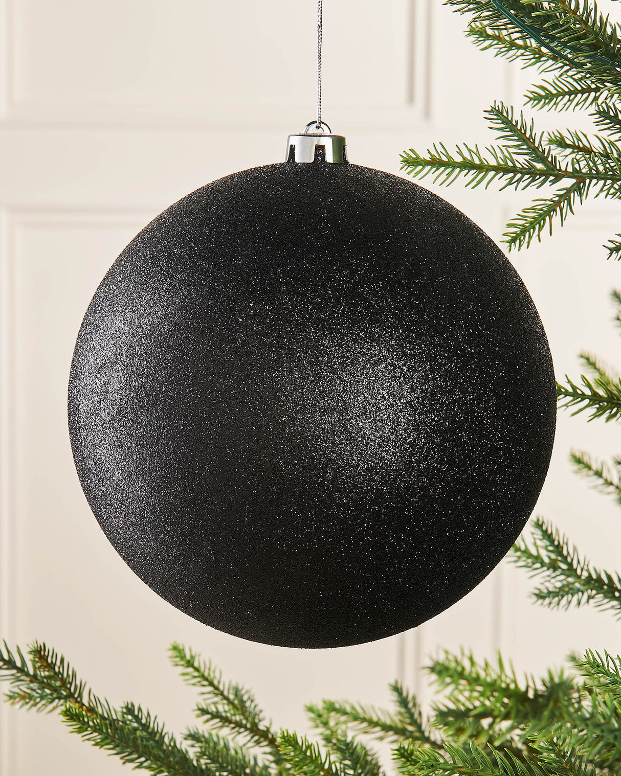 Large Black Shatterproof Baubles