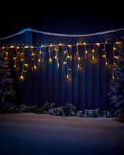 Pro Series Connectable Icicle Lights, Warm White