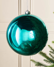 Teal Oversized Gloss Shatterproof Bauble, 20 cm