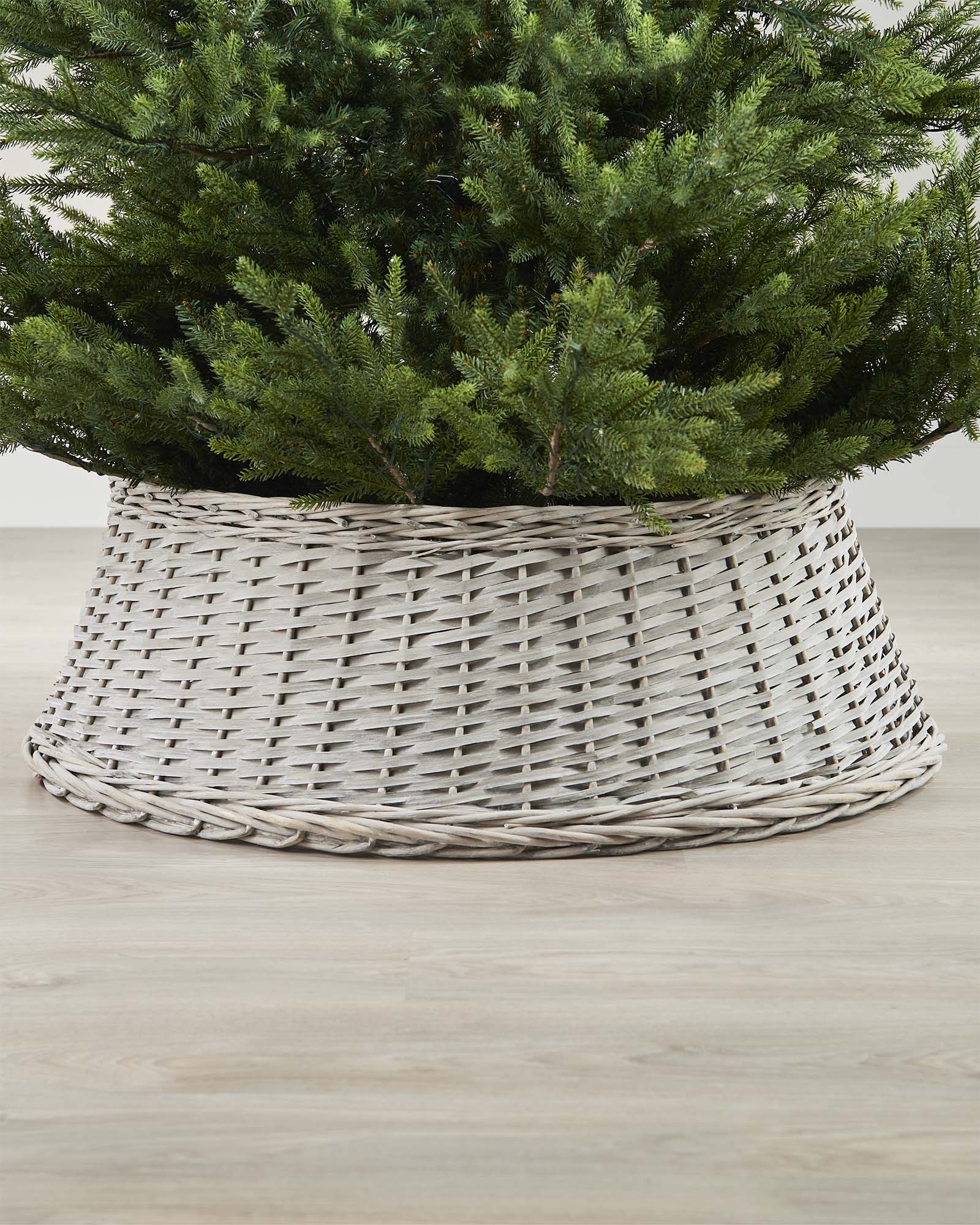Wicker Tree Collar, Grey