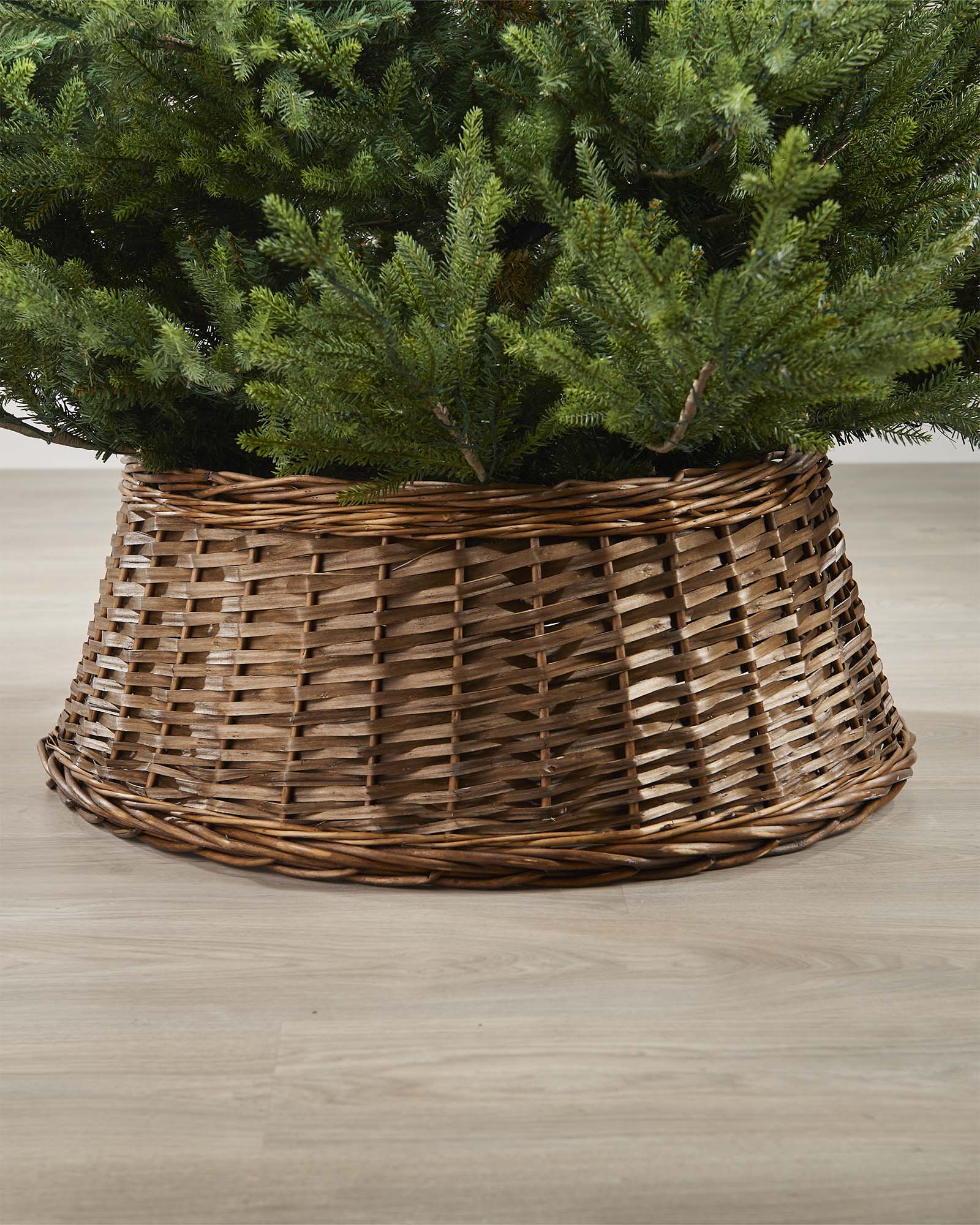 Wicker Tree Collar, Brown, 70 cm