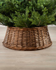 Wicker Tree Collar, Brown, 70 cm