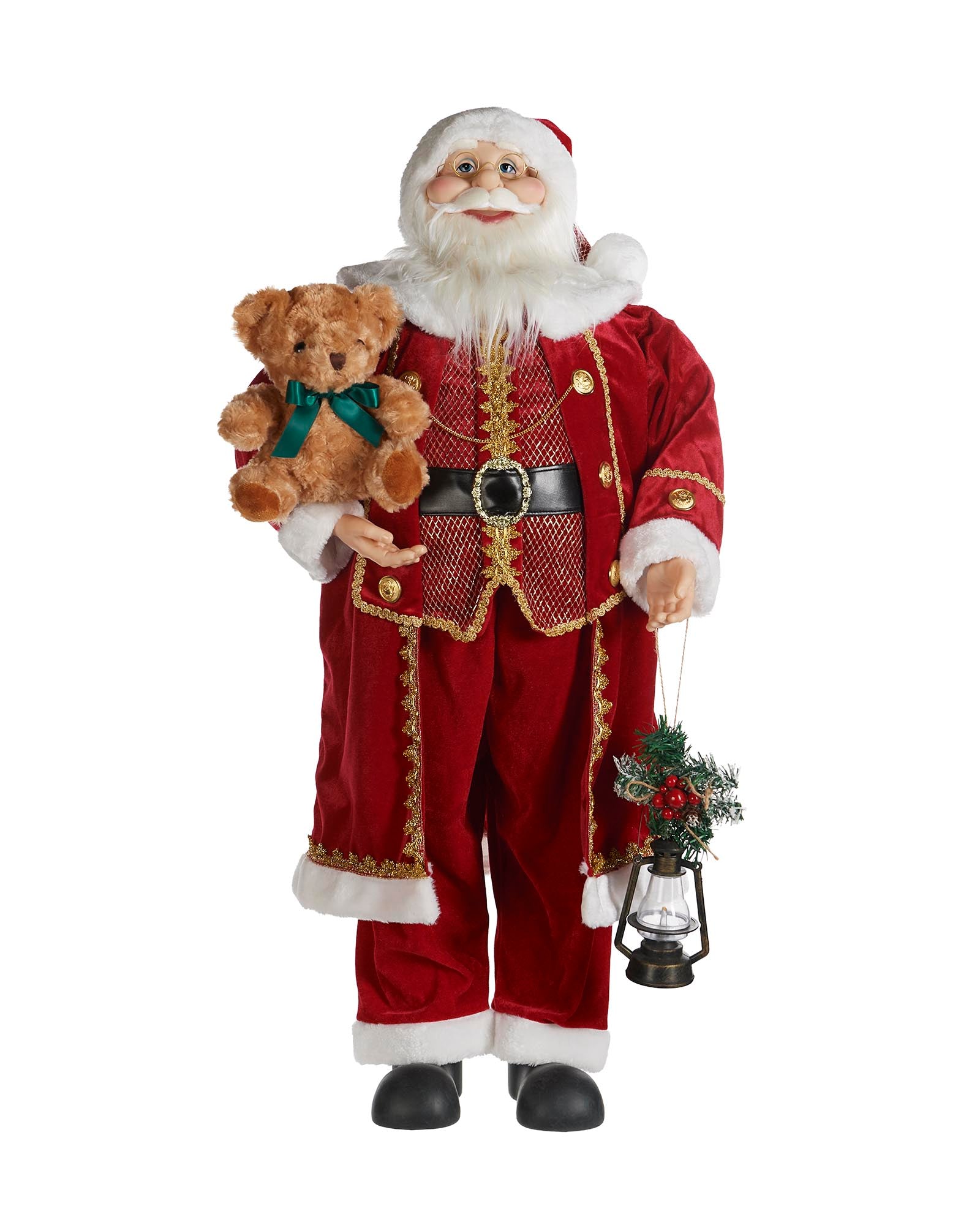 Large Standing Santa Figurine, 90cm