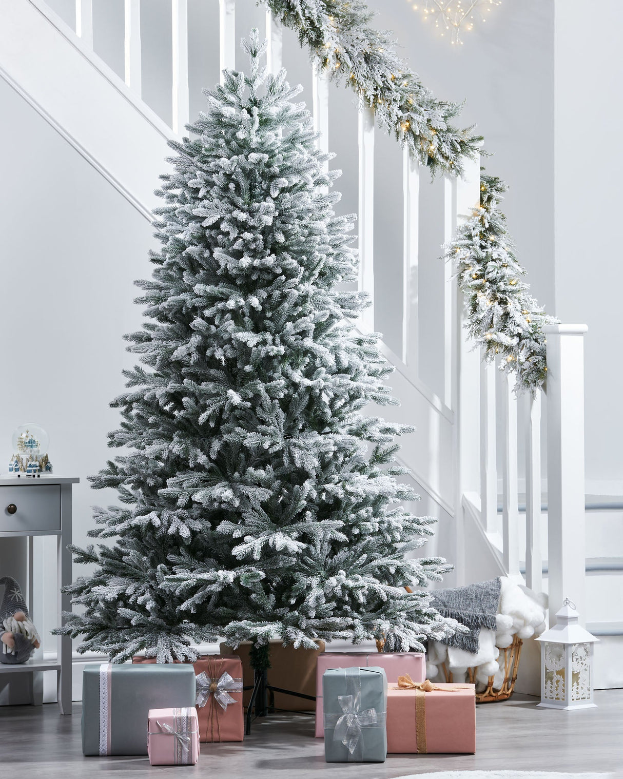Luxury Snow Flocked Christmas Tree, 7 ft