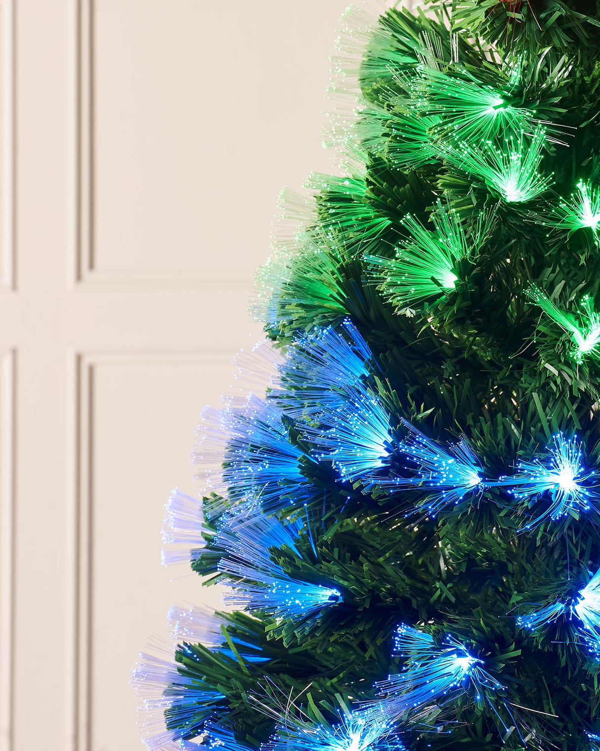 Pre-Lit Colour Changing Fibre Optic Christmas Tree, 5 ft