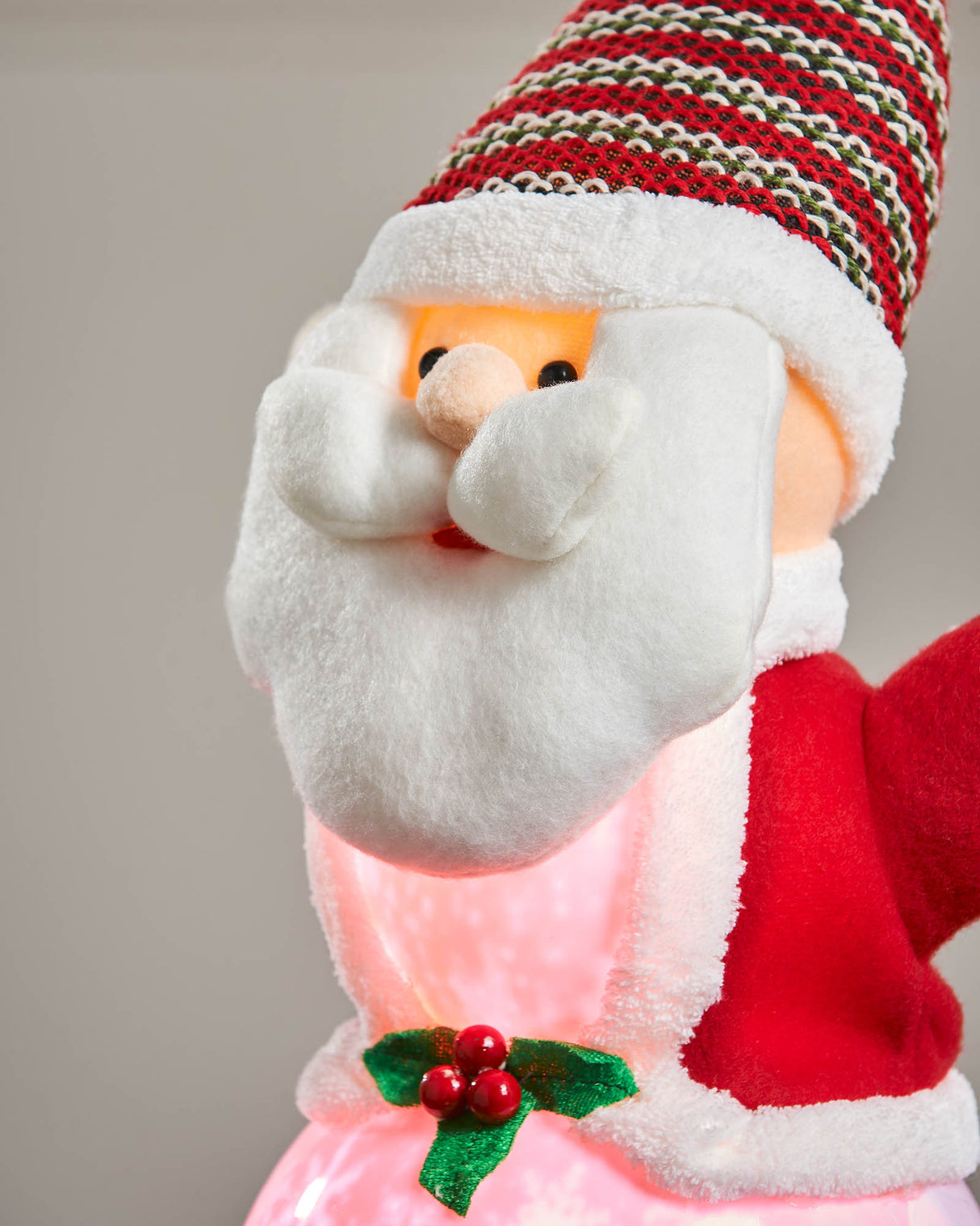 Musical Animated Santa Figurine, 35 cm