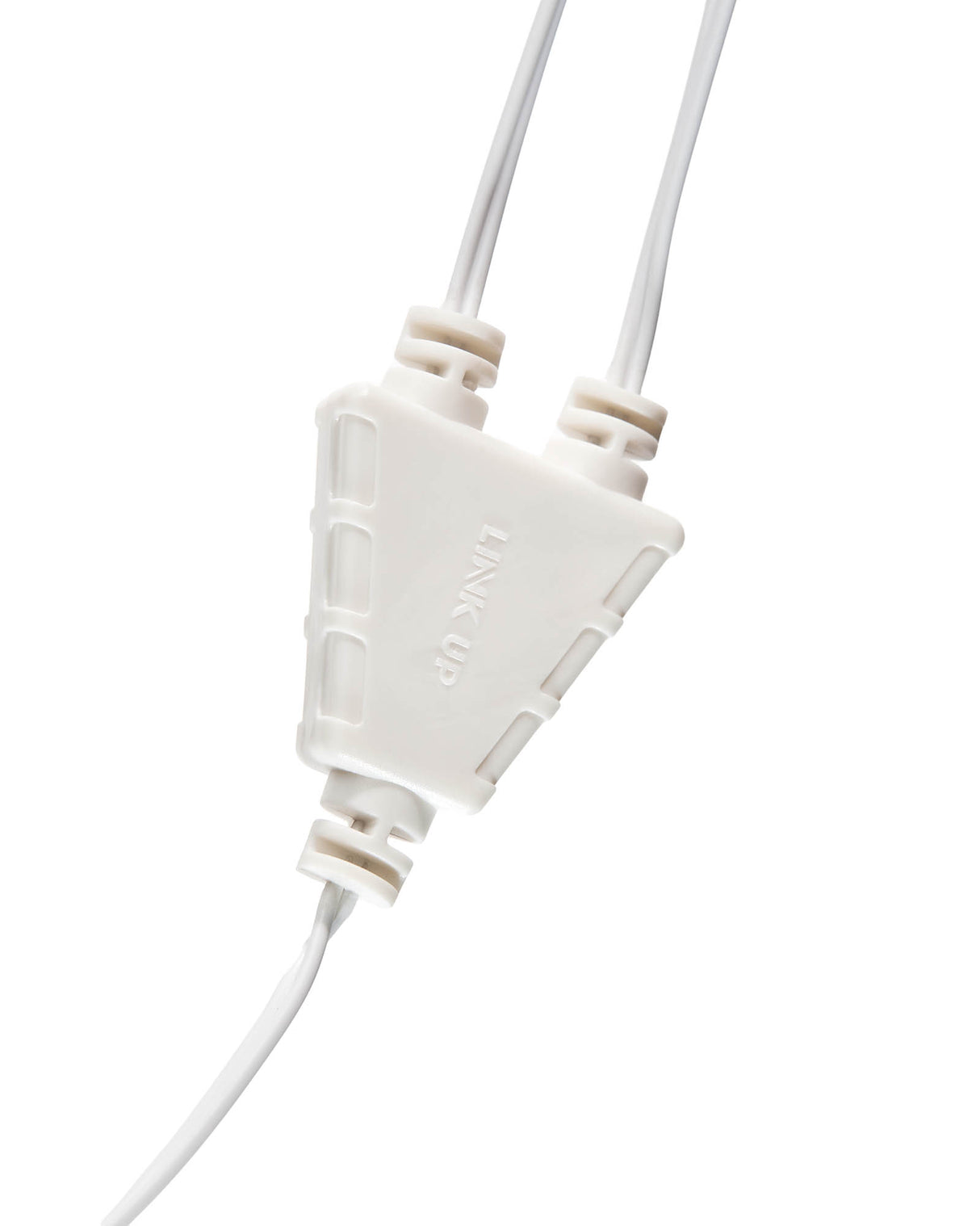 LINK UP Y Cord Connector, Connectable, White Cable