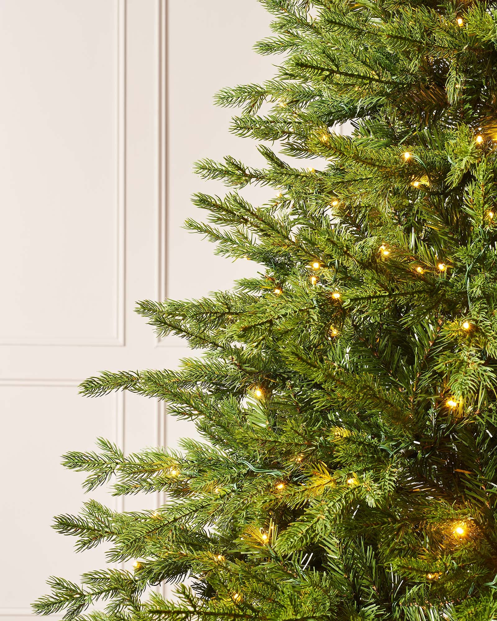 Pre-Lit Windsor Fir Christmas Tree, Dual Warm White, 8 ft