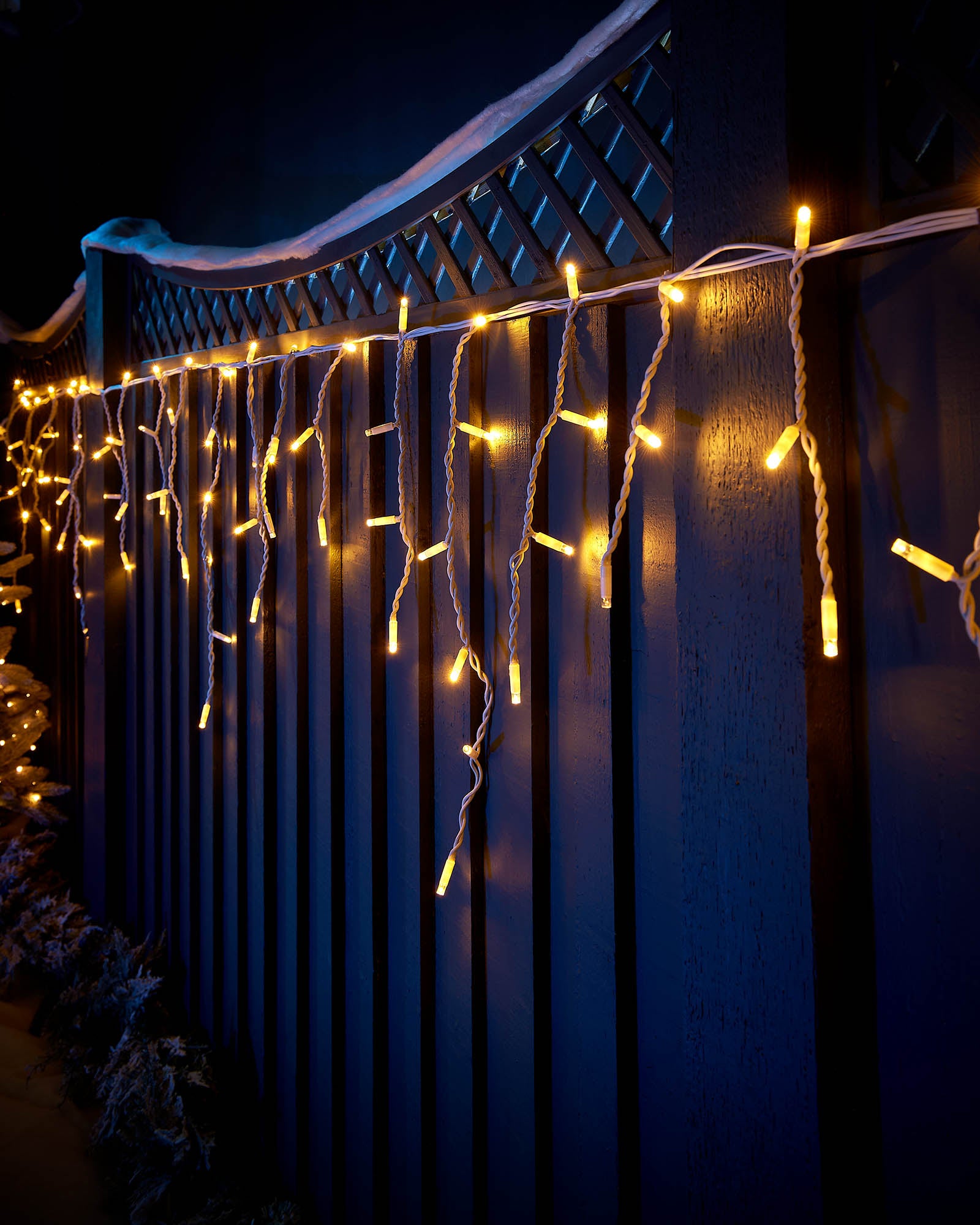 Pro Series Connectable Icicle Lights, Warm White