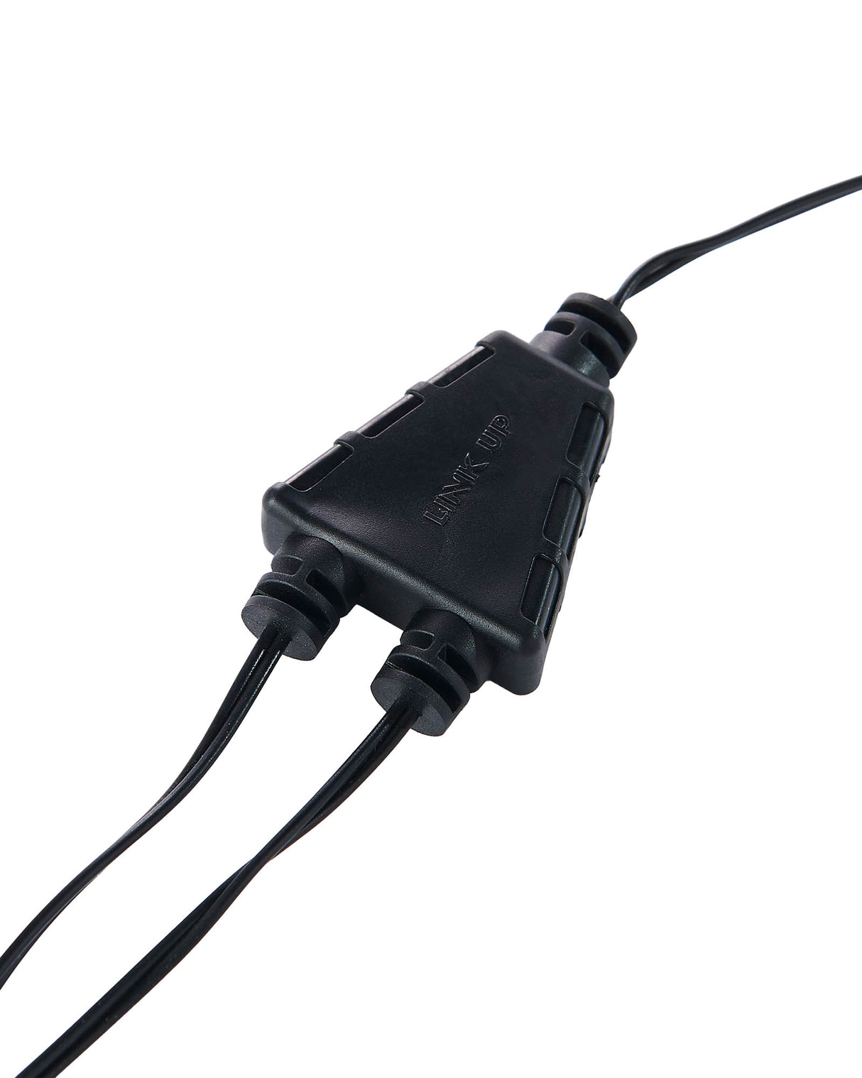 LINK UP Y Cord Connector, Connectable, Black Cable