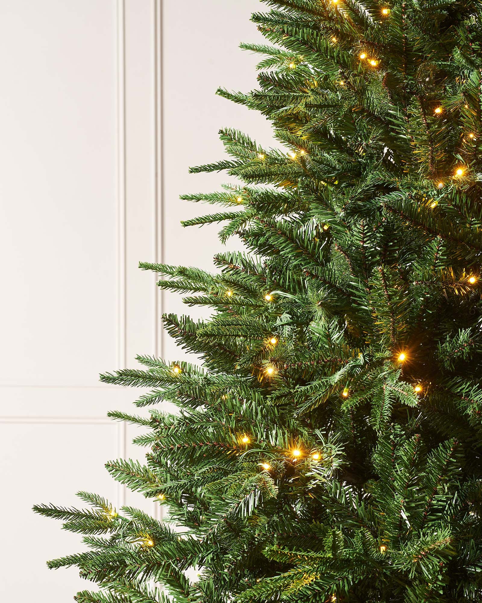 Pre-lit Grand Alaskan Fir Christmas Tree, Dual Multi Colour, 8 ft