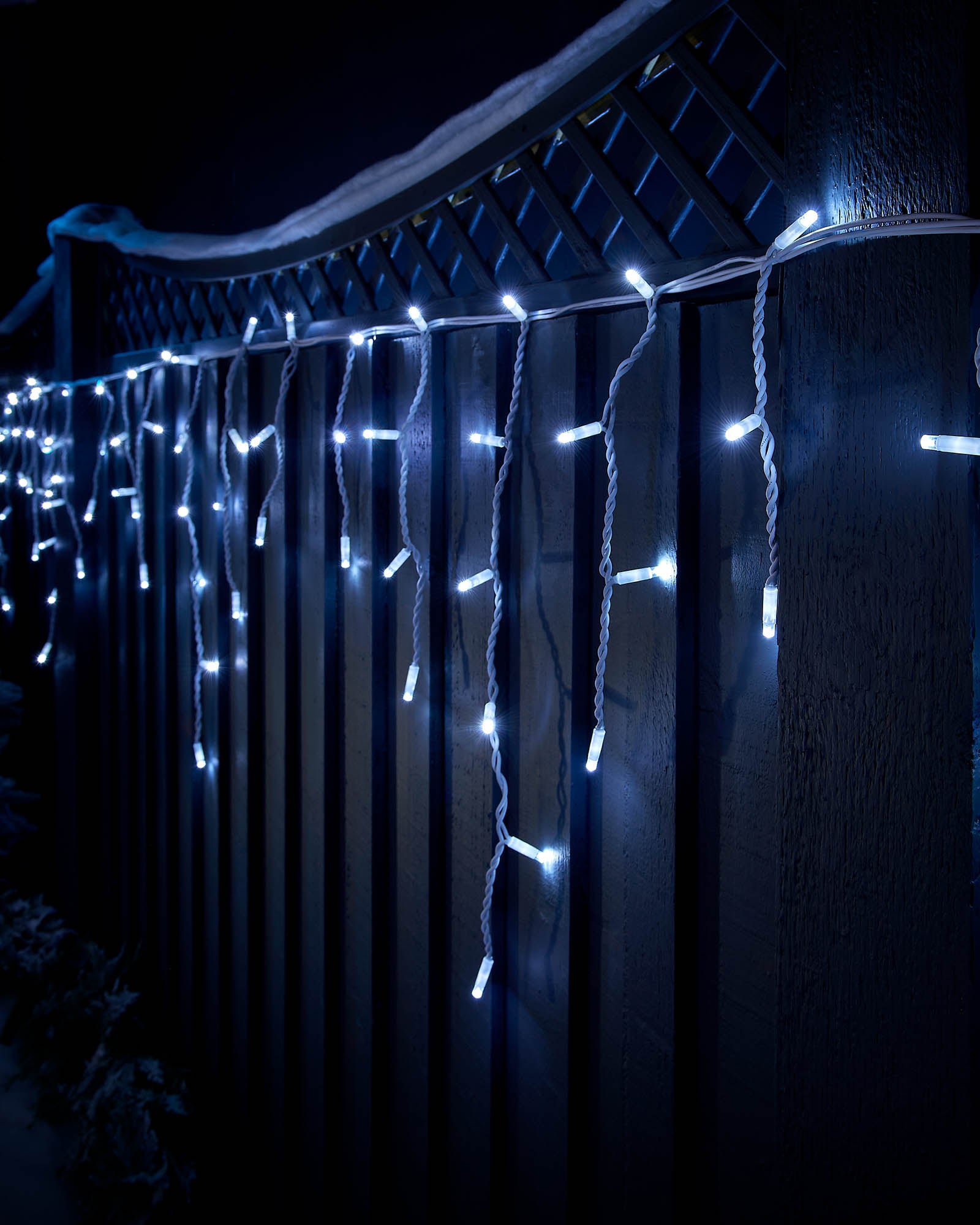 Pro Series Connectable Icicle Lights, White