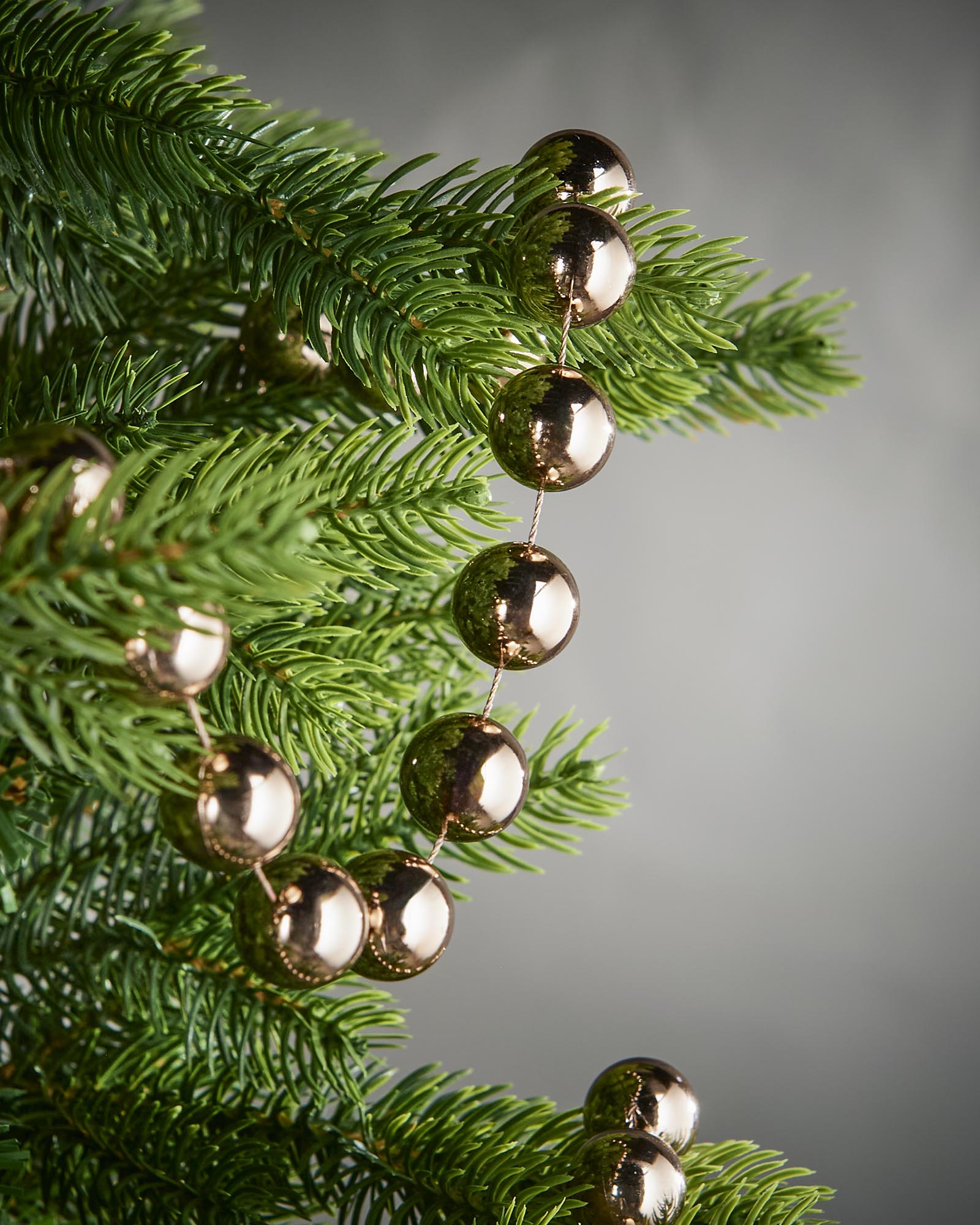 Oversized Beaded Garland, Mocha, 2.7 m