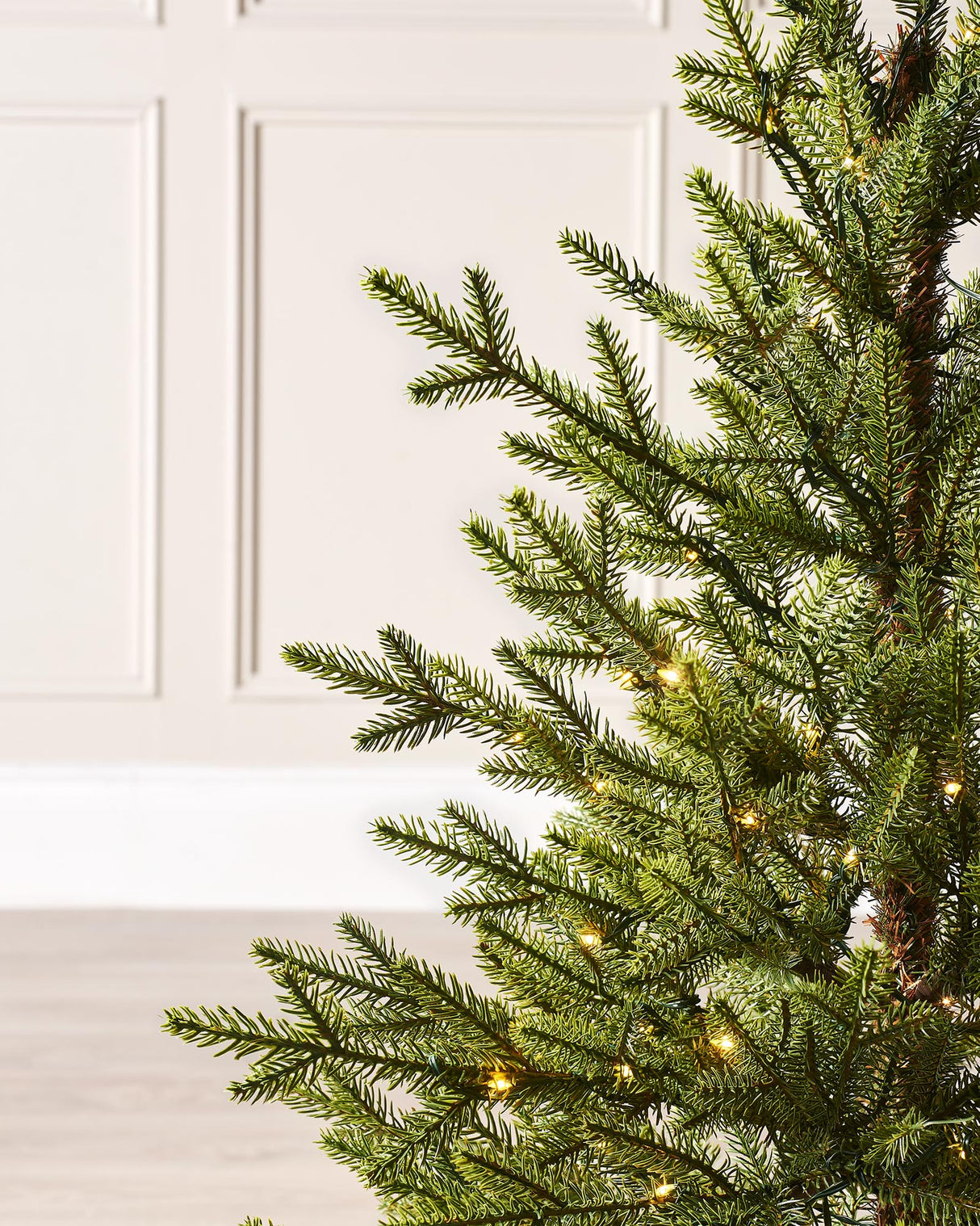 Pre-Lit Potted Douglas Fir Christmas Tree, 3 ft