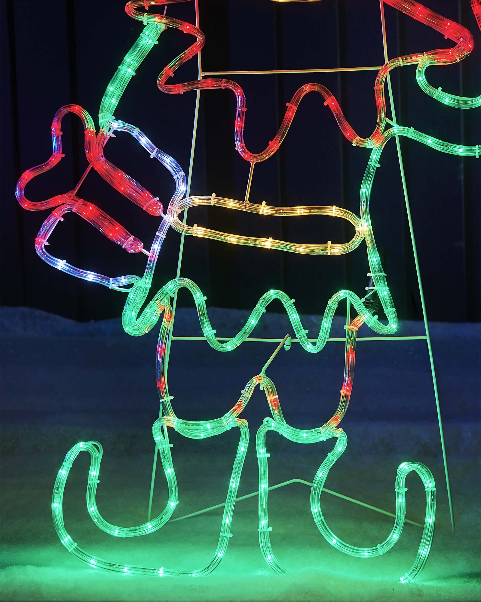 2D Elf Rope Light Silhouette, 1 m