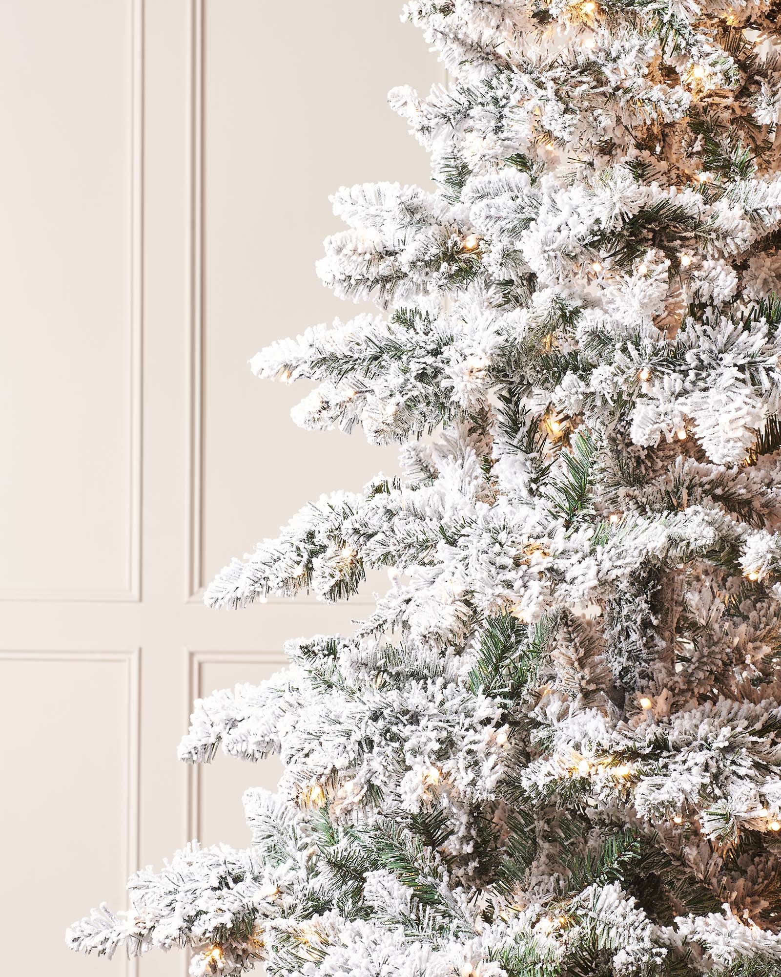 Holidaystuff 6ft Pre-lit Snow Angel Green Spruce Flocked Artificial Christmas Tree With 350 LED Lights