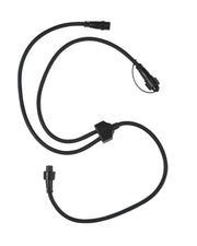 Festoon Series Connectable Y Cord Connector, Connectable, Black
