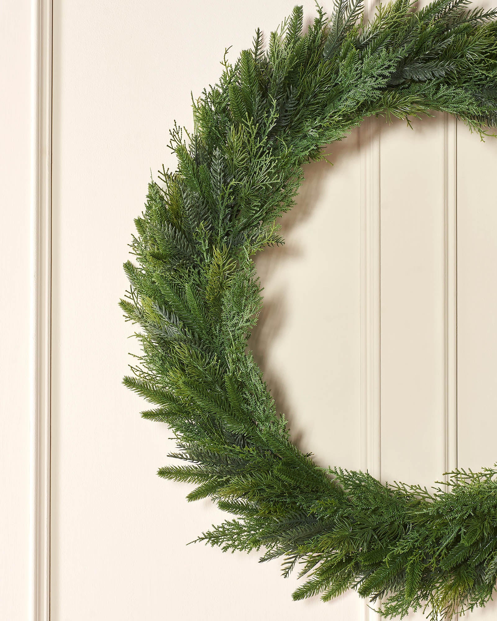 Natural Fir Wreath, 1 m