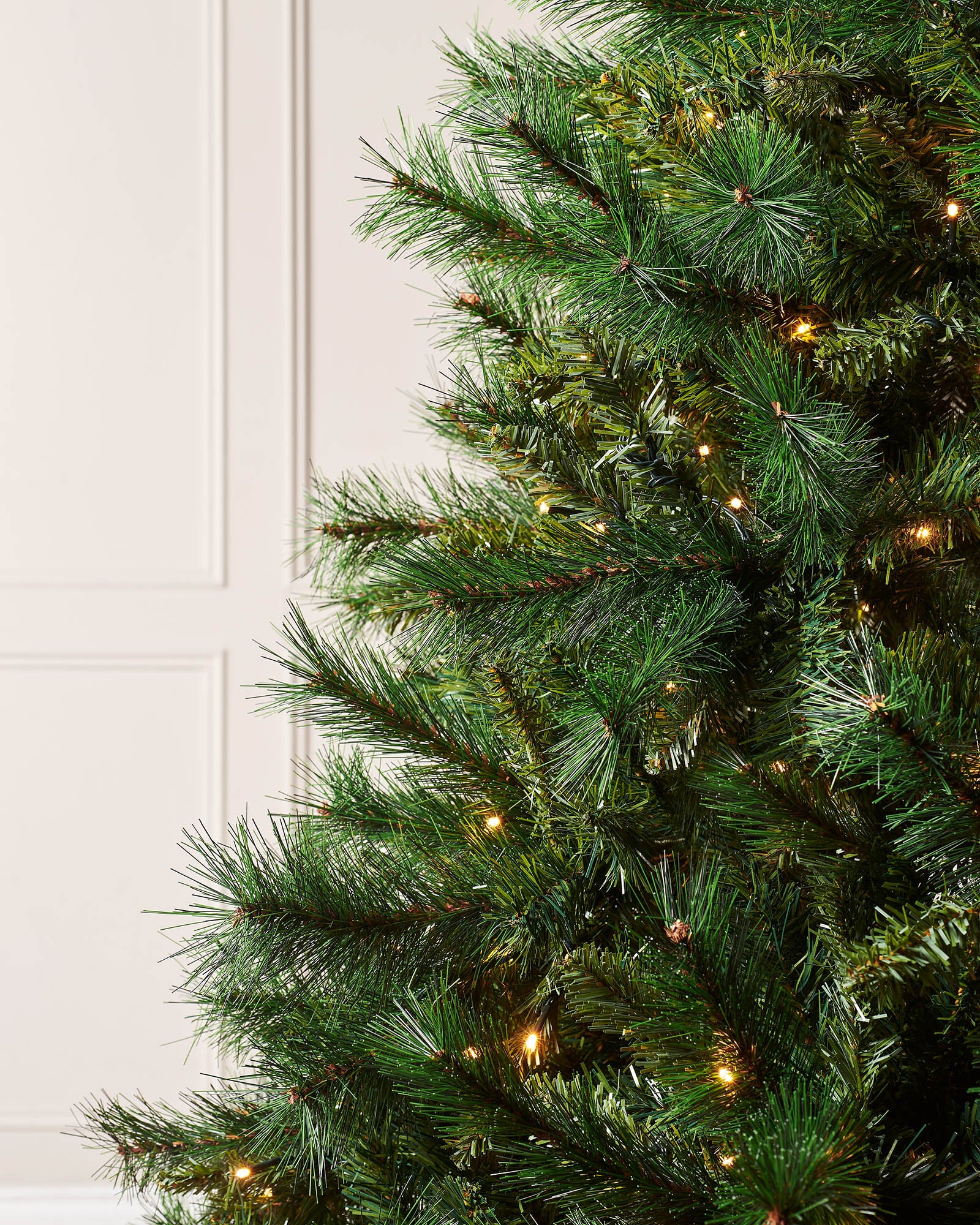 Pre-Lit Victorian Pine Christmas Tree