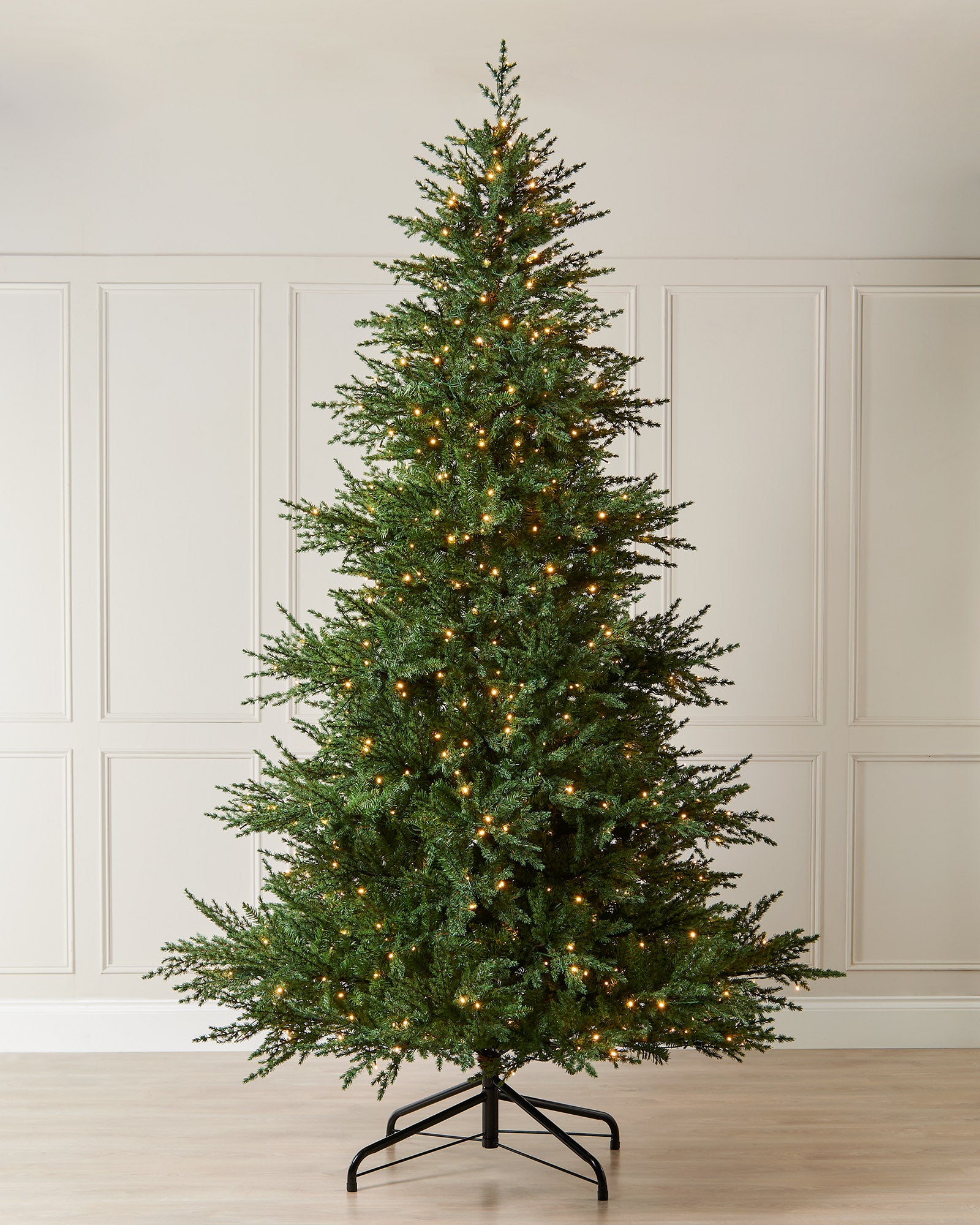 Pre-Lit Traditional Fir Multi-Function Christmas Tree